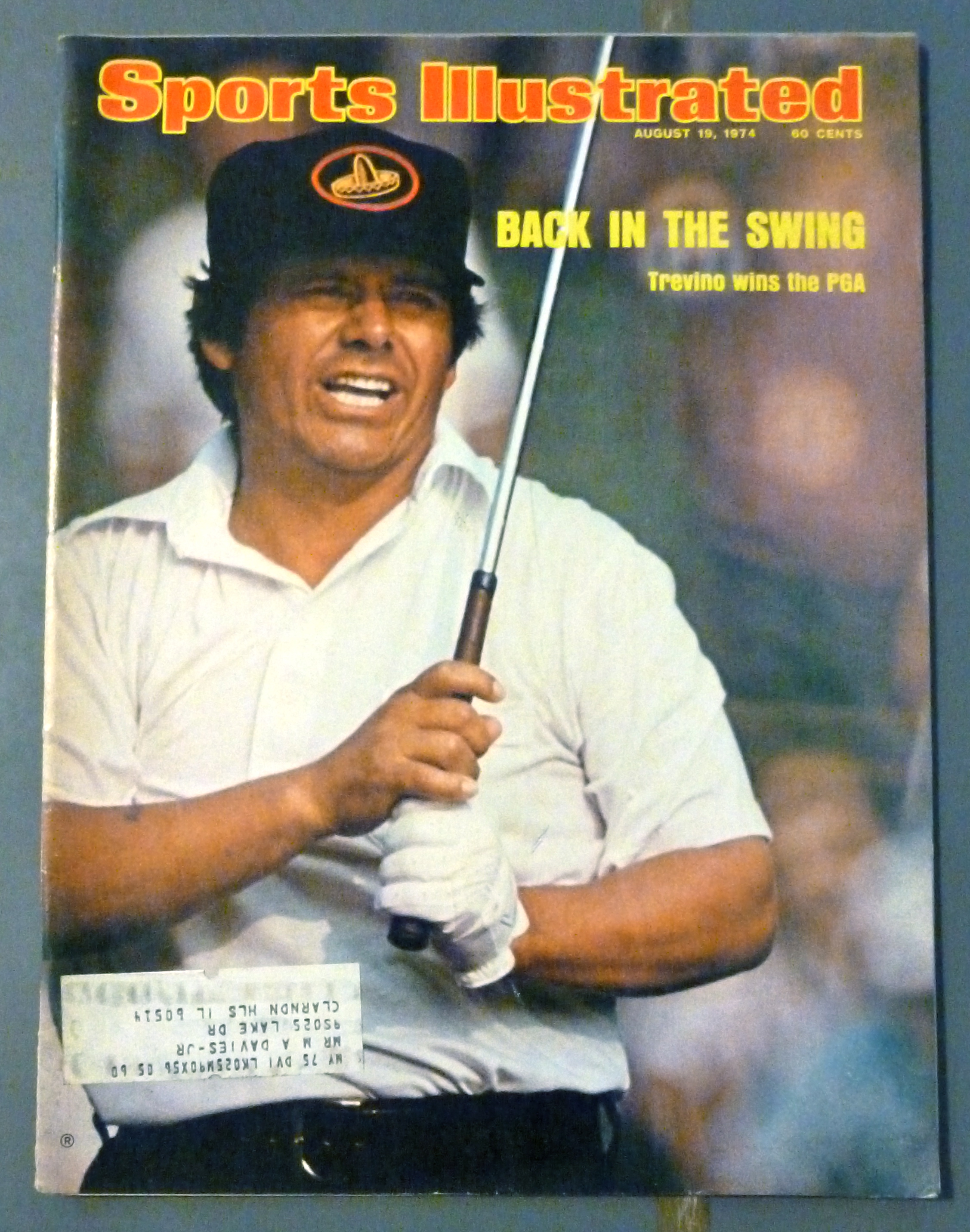 Sports Illustrated Magazine-August 19, 1974-Trevino