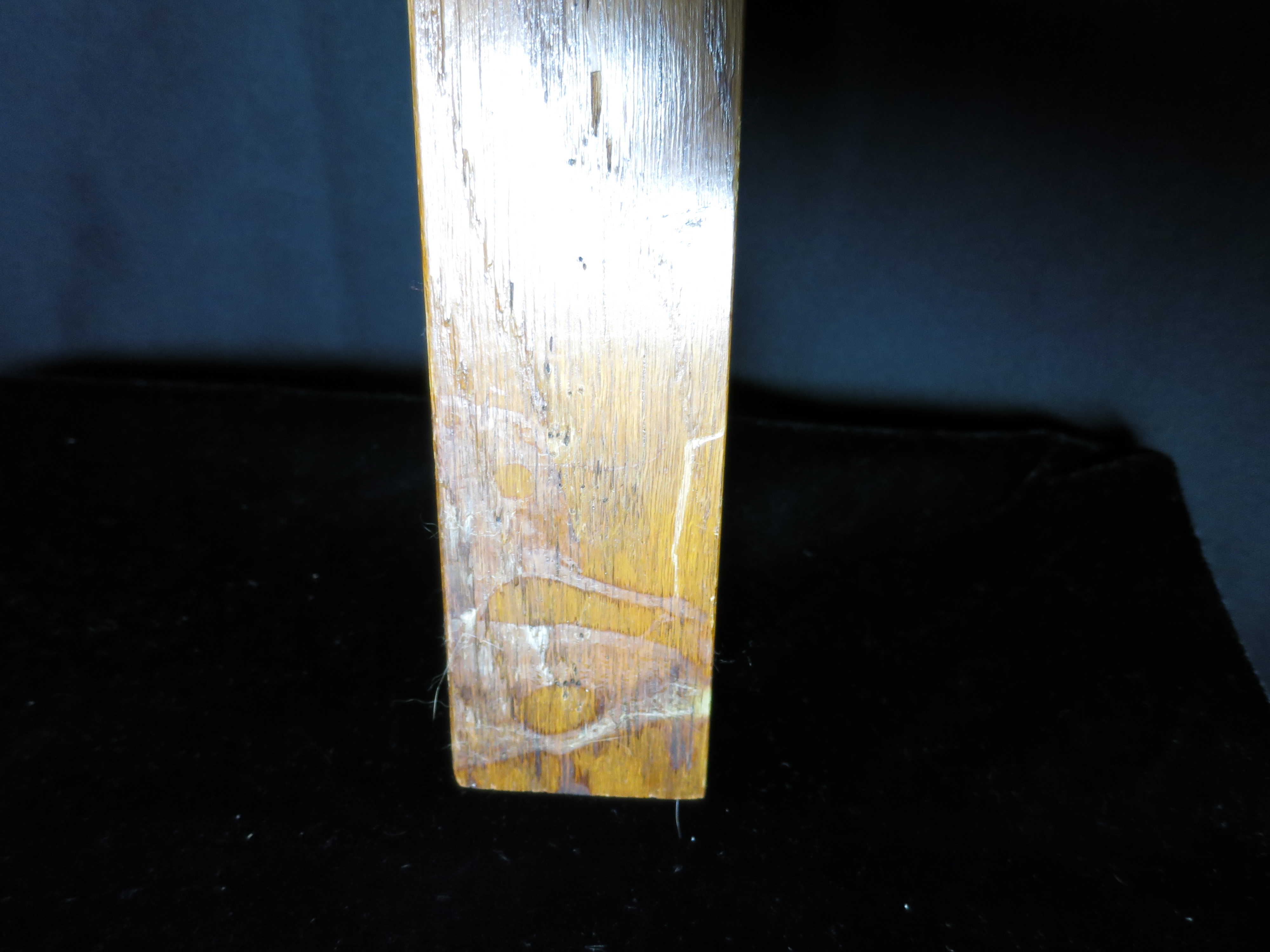 Crucifix Copper Bronzed Jesus Christ on Oak Cross 29 in