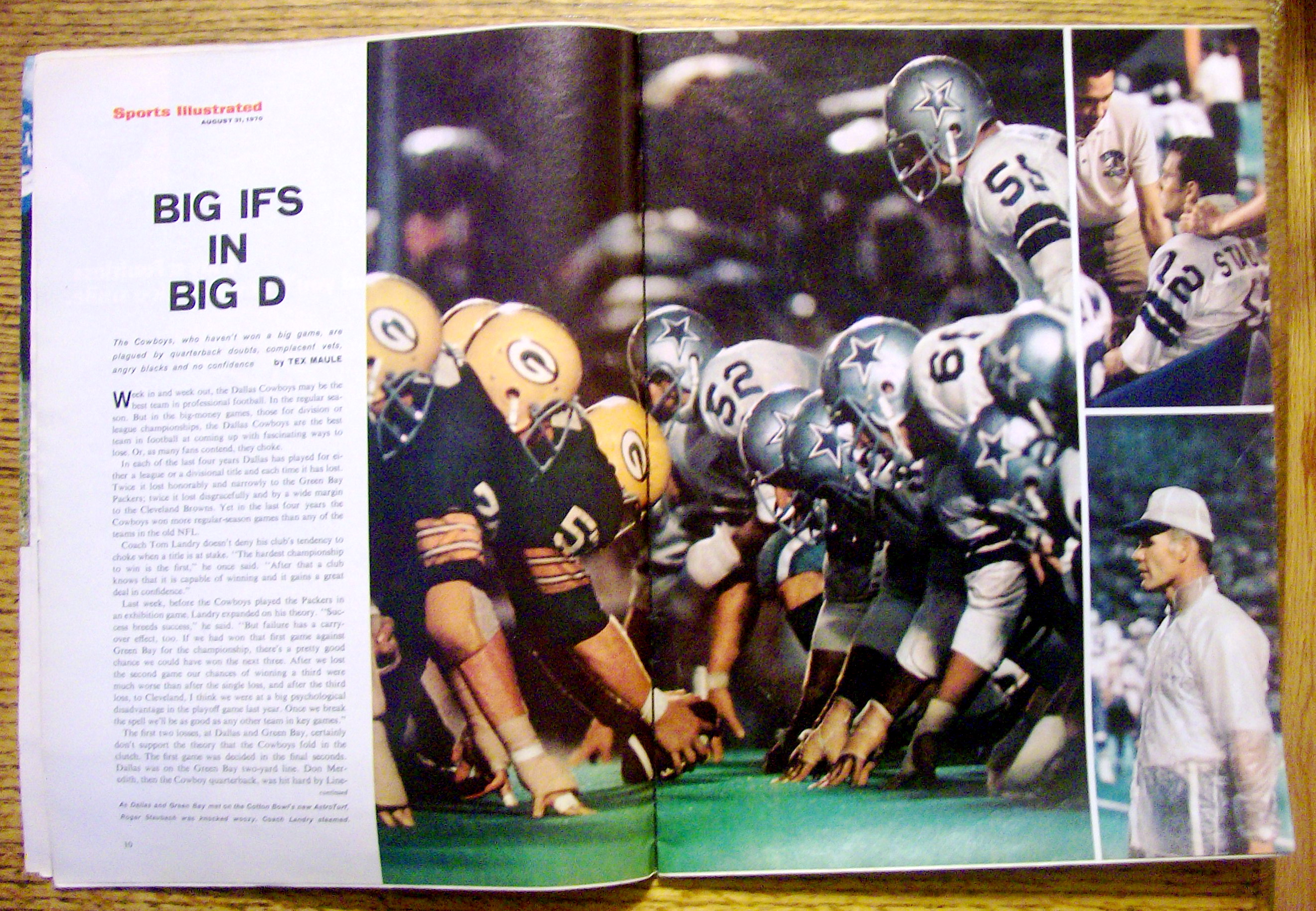 Sports Illustrated Magazine-August 31, 1970-Dallas