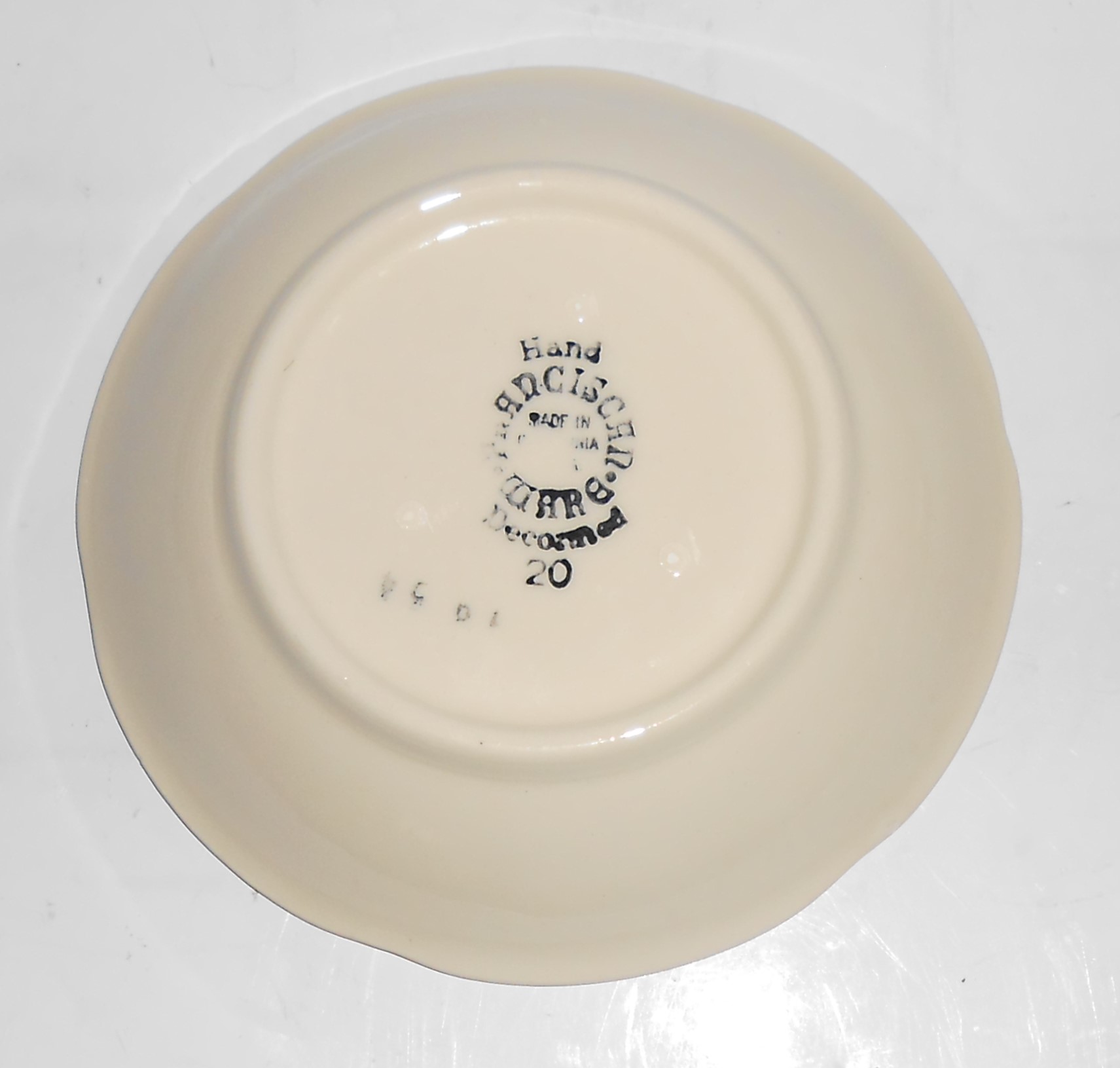 VINTAGE Franciscan Pottery Apple Fruit Bowl MINT
