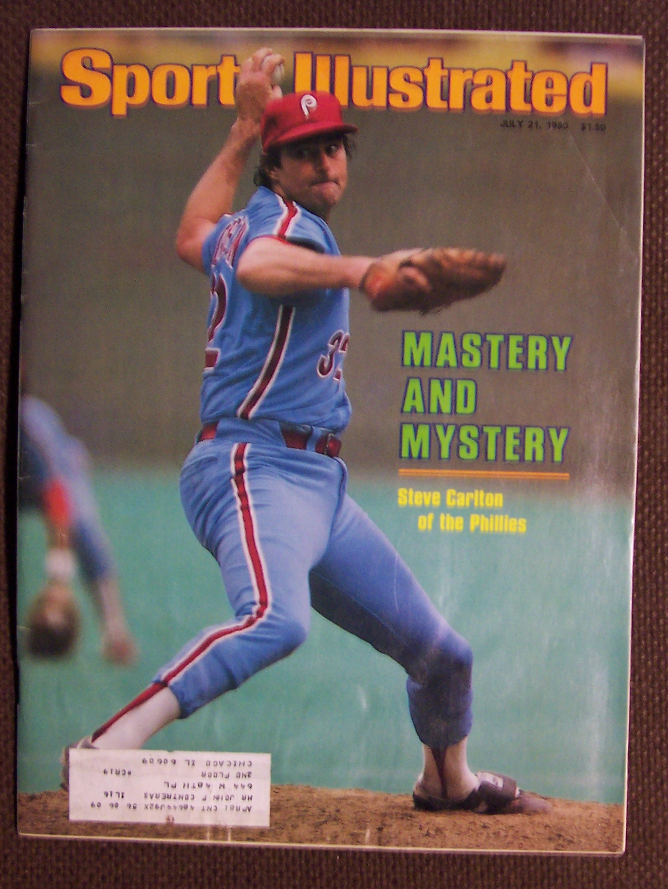 Sports Illustrated Magazine-July 21, 1980-Steve Carlton
