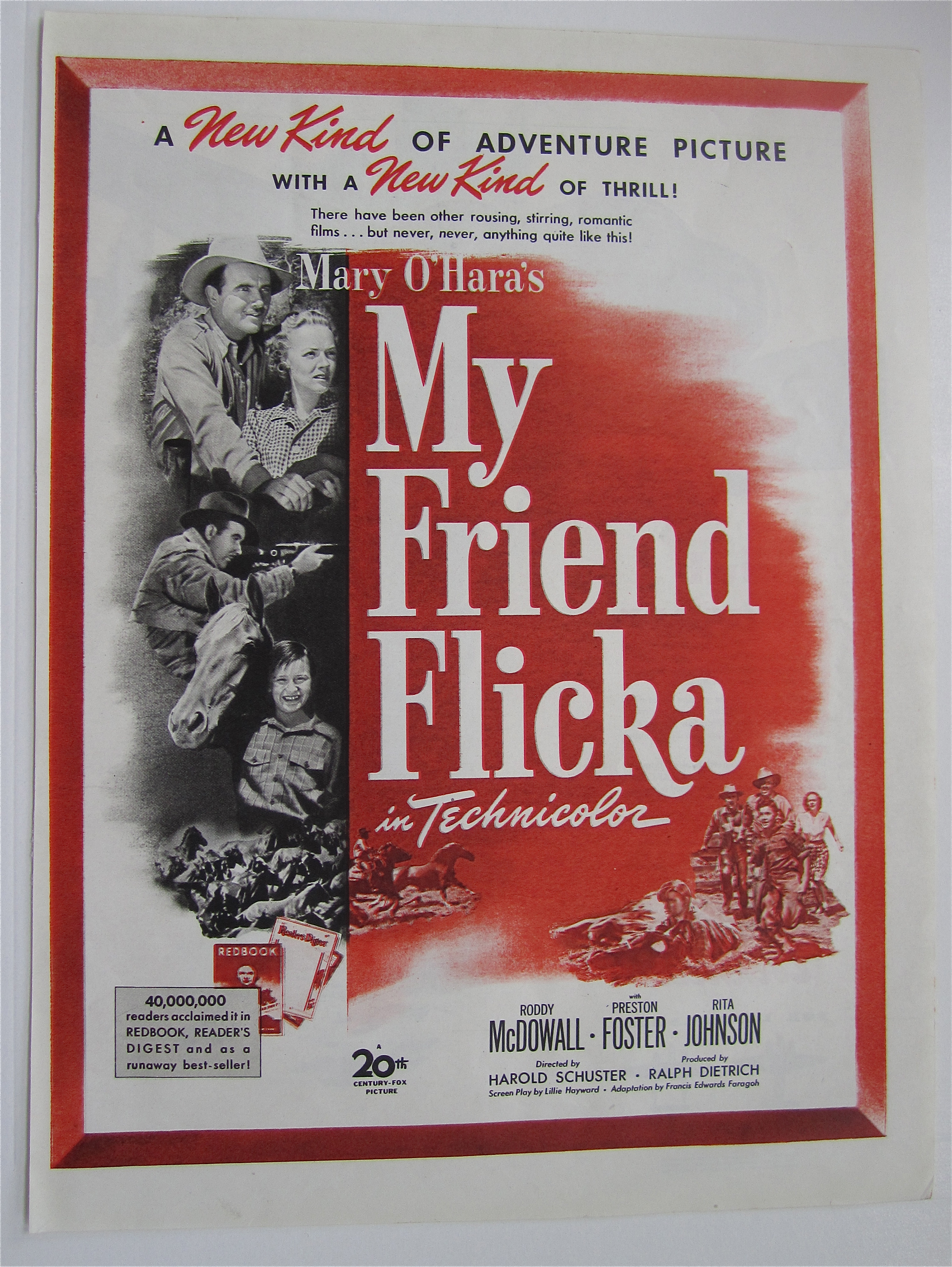 1943 My Friend Flicka with Roddy McDowall