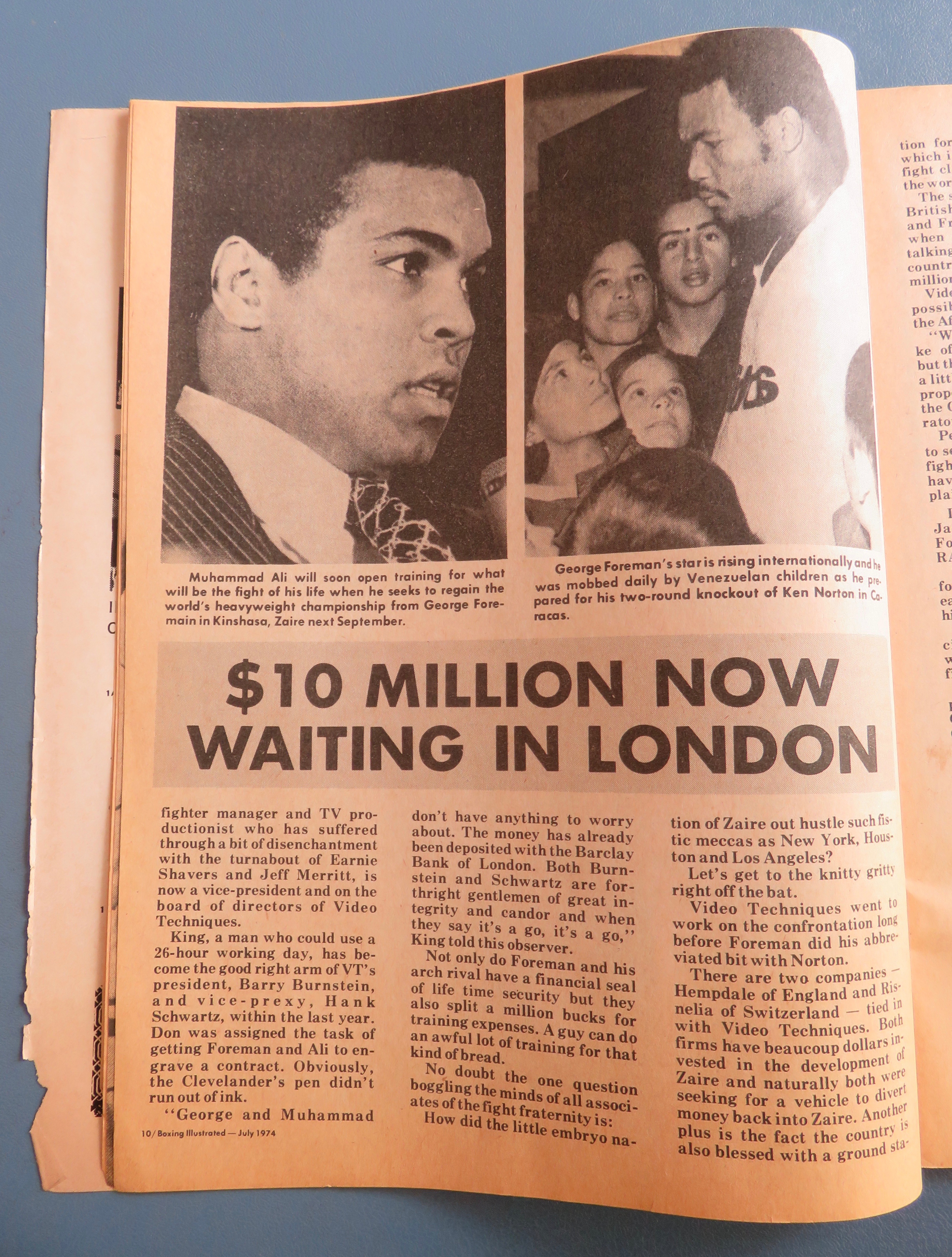 Boxing Illustrated Magazine March 1975 Ali's Supremacy