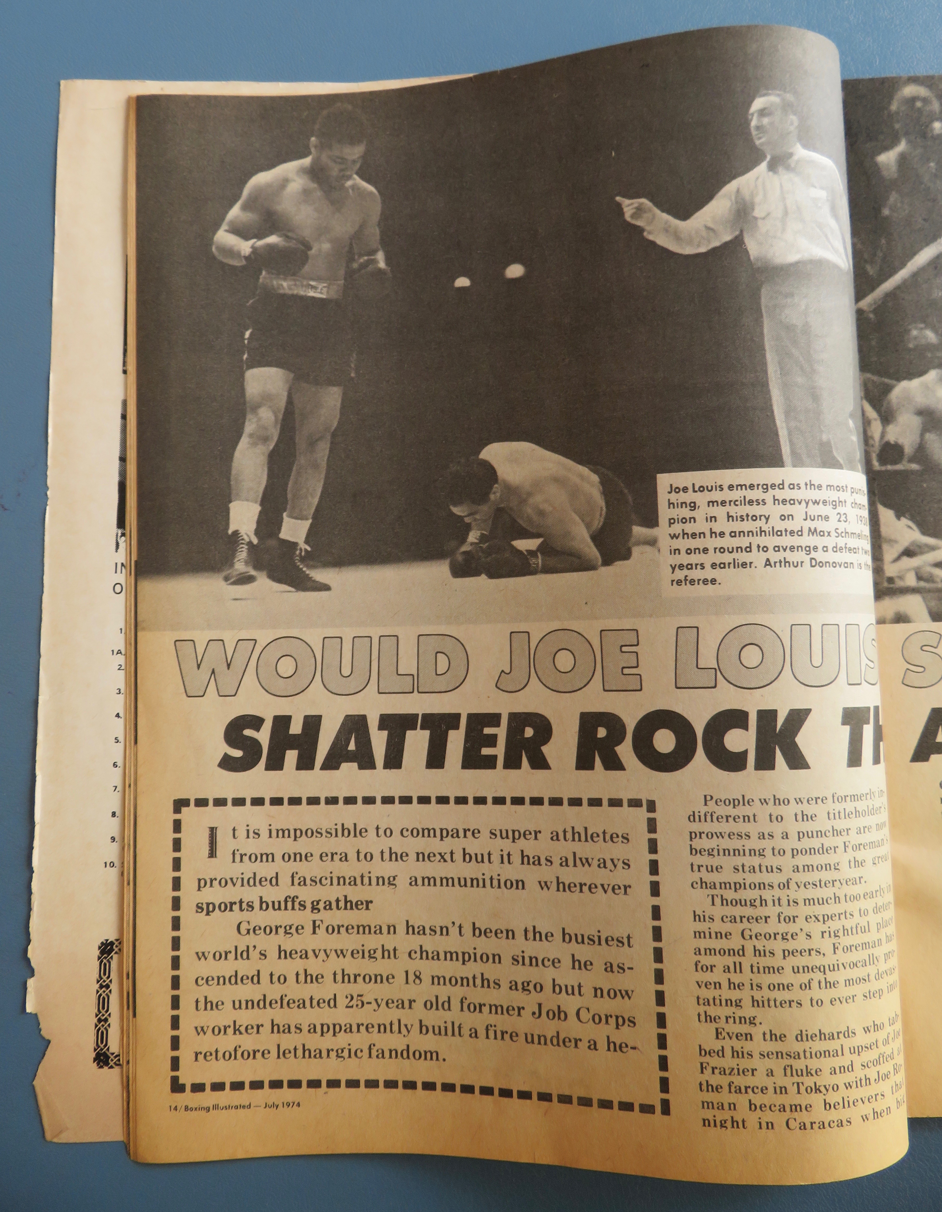 Boxing Illustrated Magazine March 1975 Ali's Supremacy