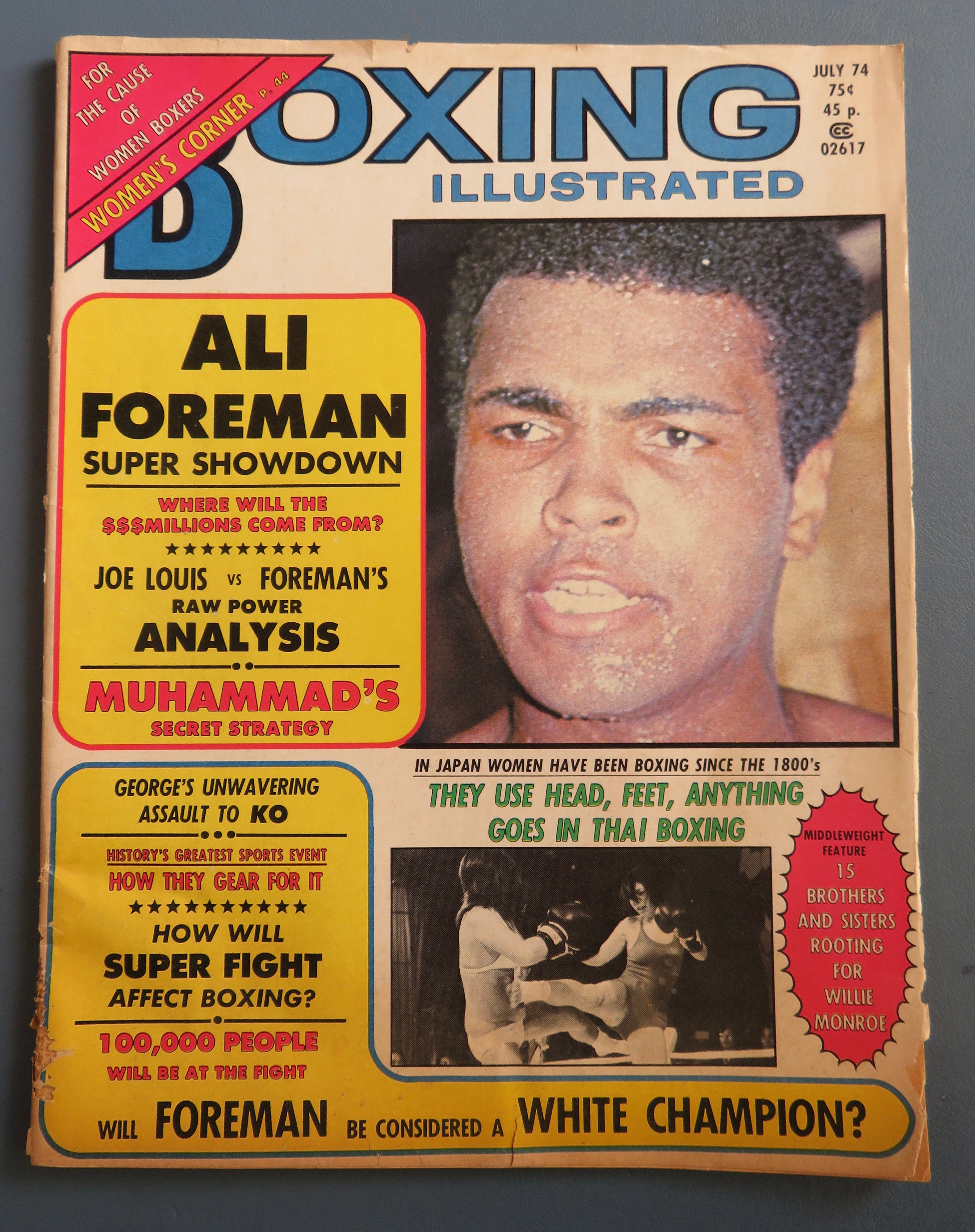 Boxing Illustrated Magazine March 1975 Ali's Supremacy