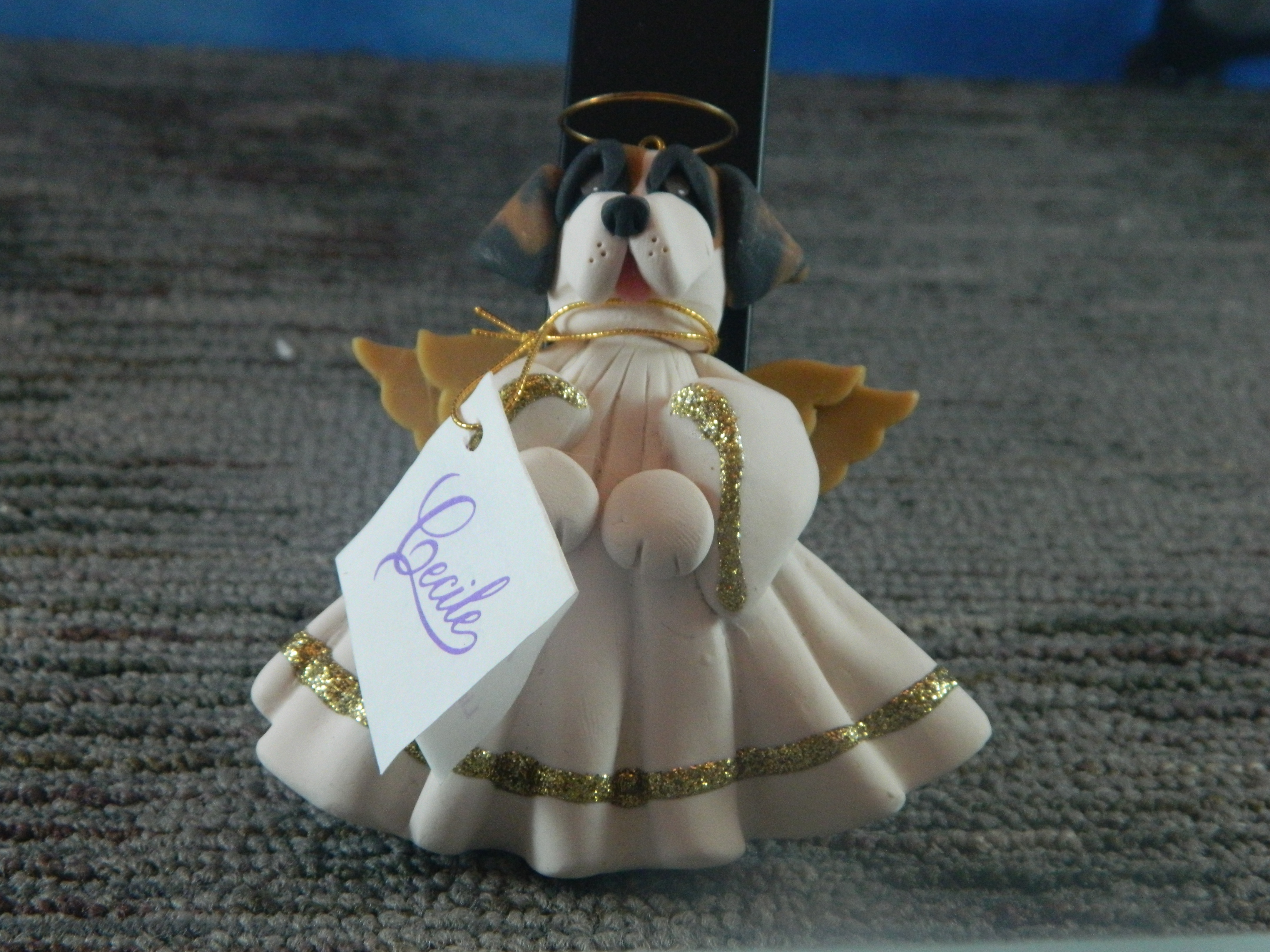 Cecile St. Bernard Ornament