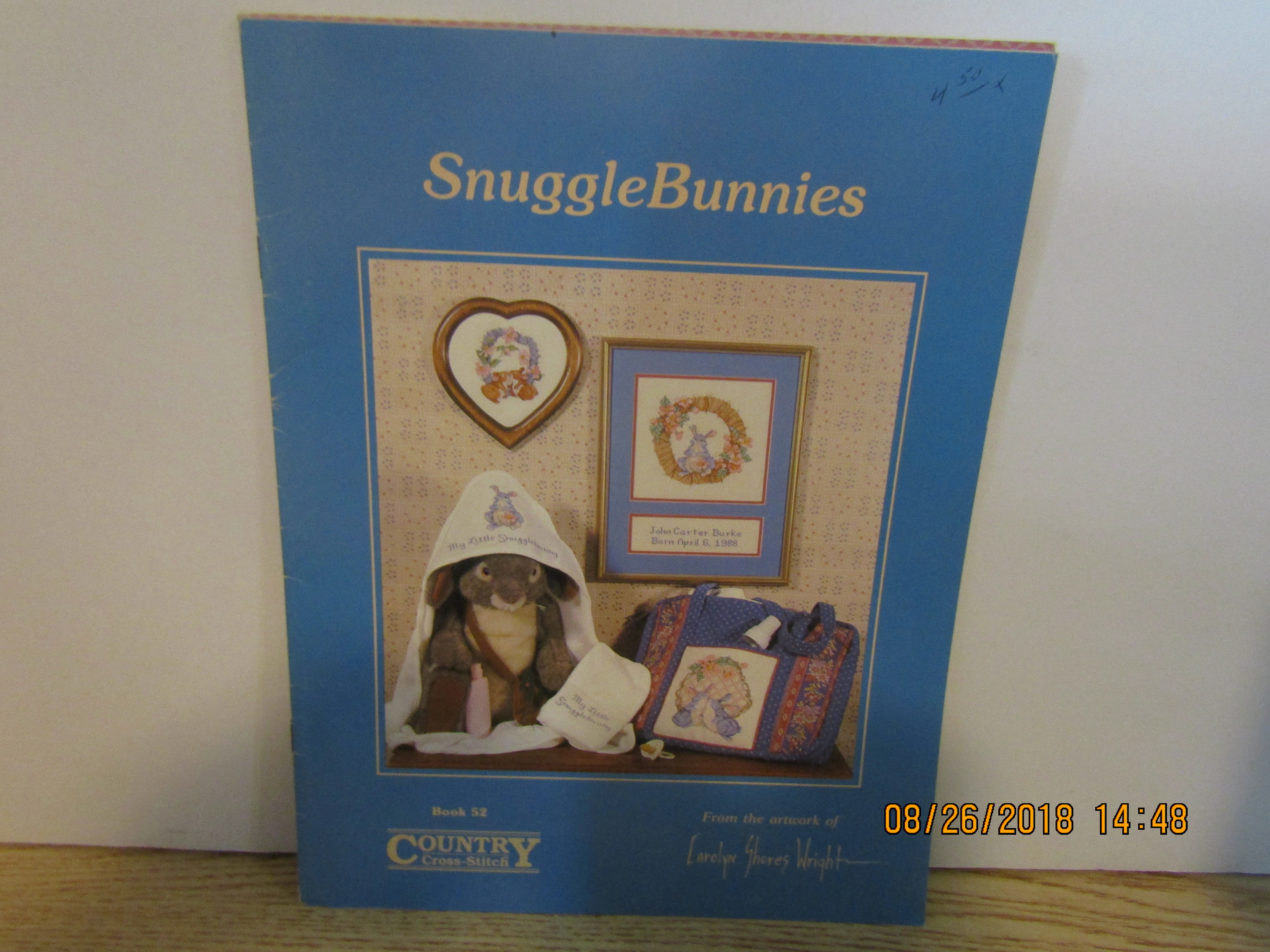 Country Cross Stitch Snuggle Bunnies #52