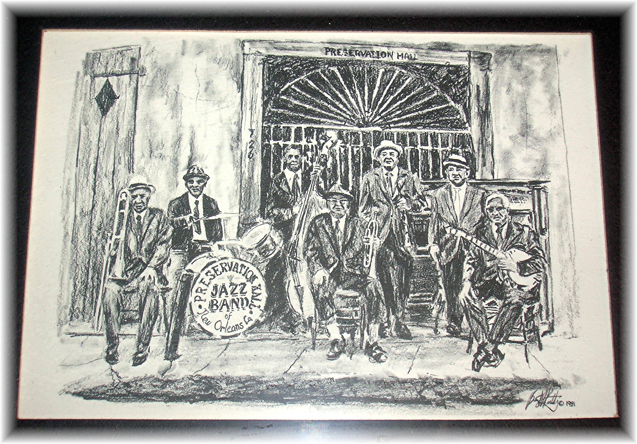 Print New Orleans Pencil Framed By Brian McCarthy