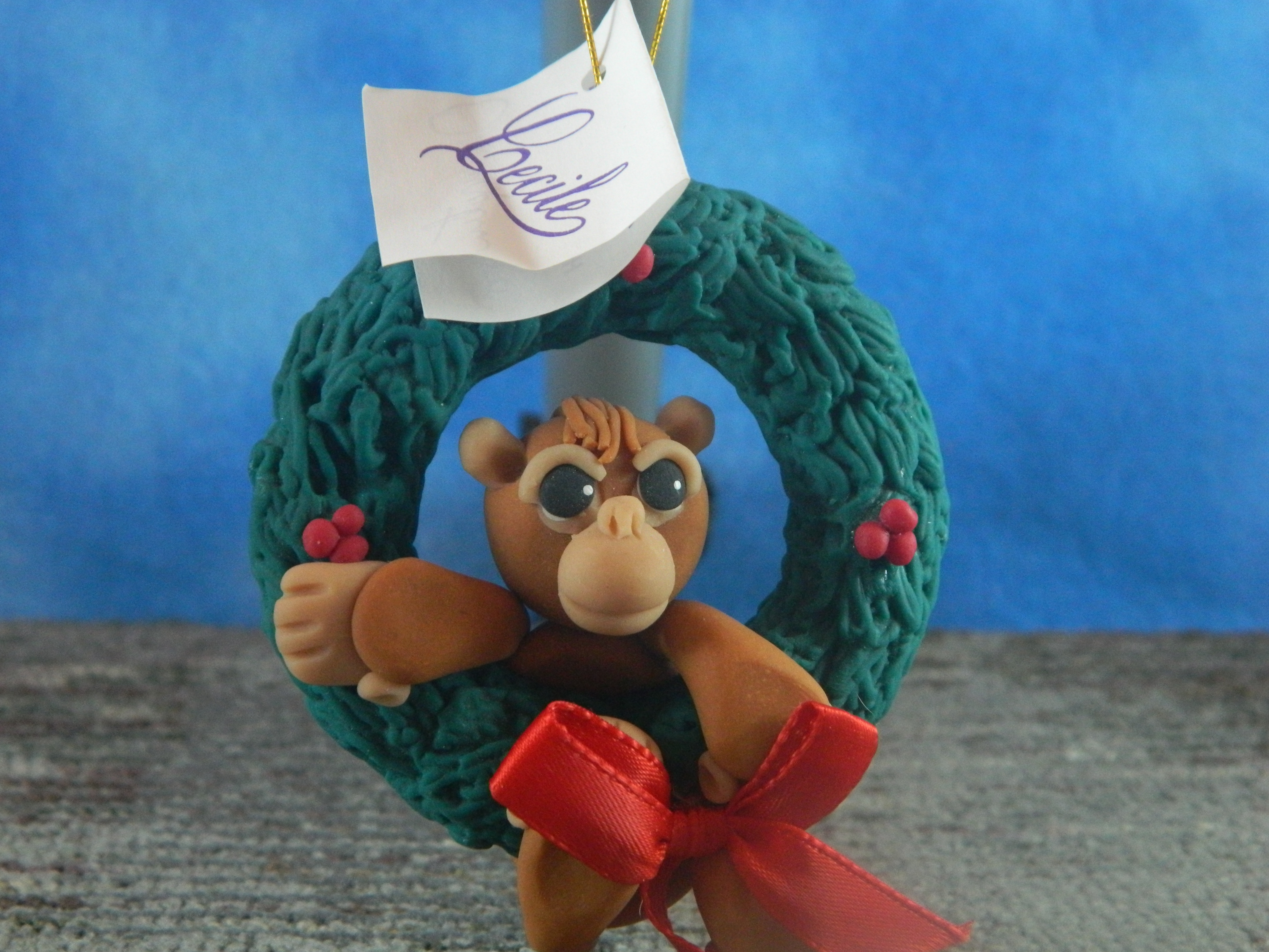 Cecile Orangutan Ornament