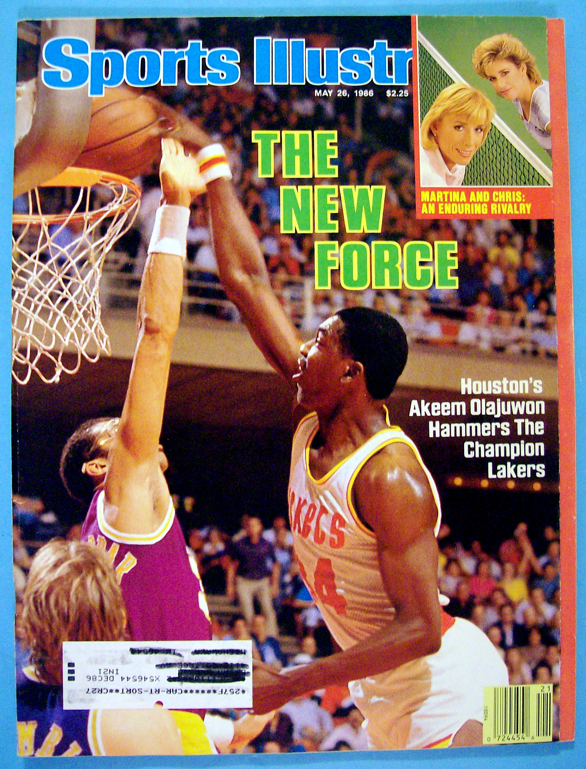 Sports Illustrated Magazine-May 26, 1986-Akeem Olajuwon