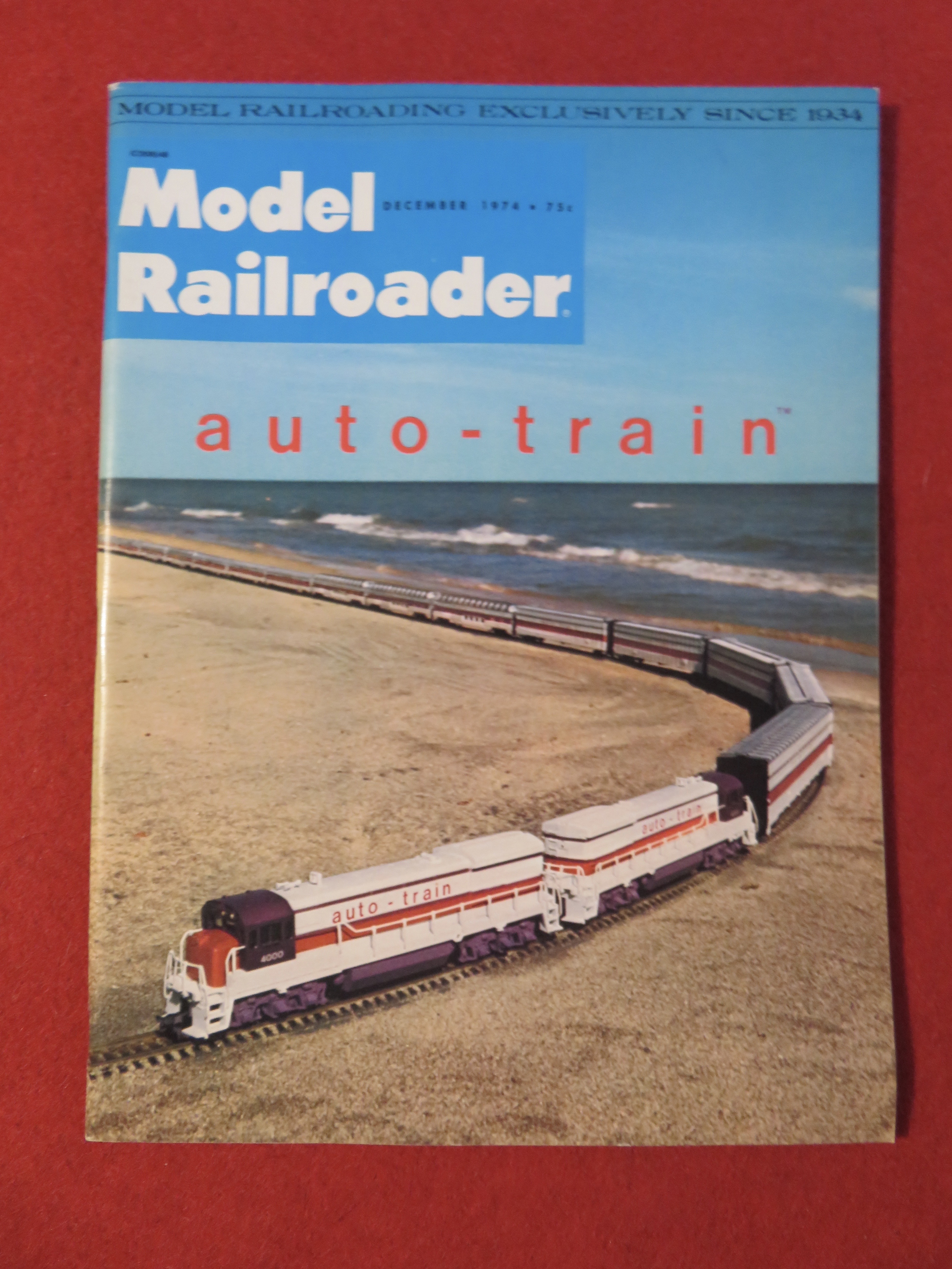 Model Railroader Magazine December 1974 Auto Train