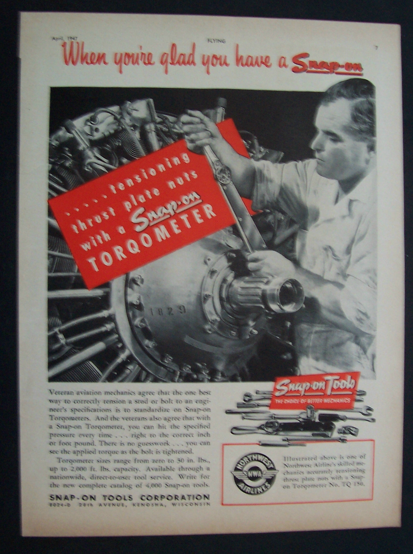 1947  Snap - On  Tools