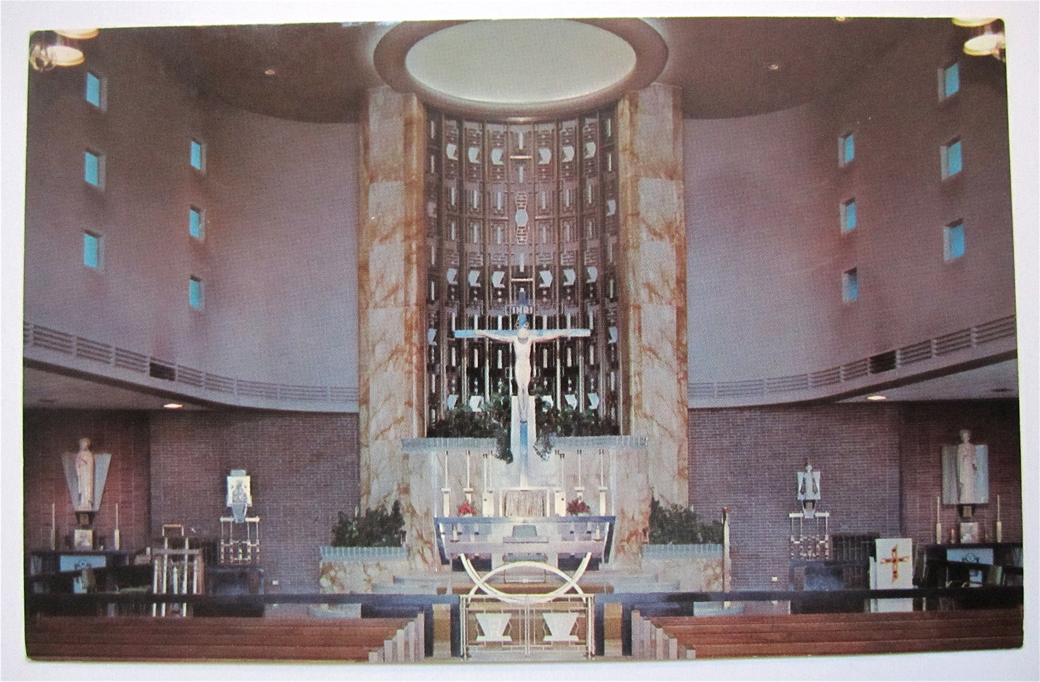 Saint Priscilla Church Sanctuary, Chicago, ILL Postcard