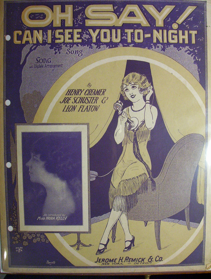 Sheet Music For 1925 Oh Say! Can I See You To-Night