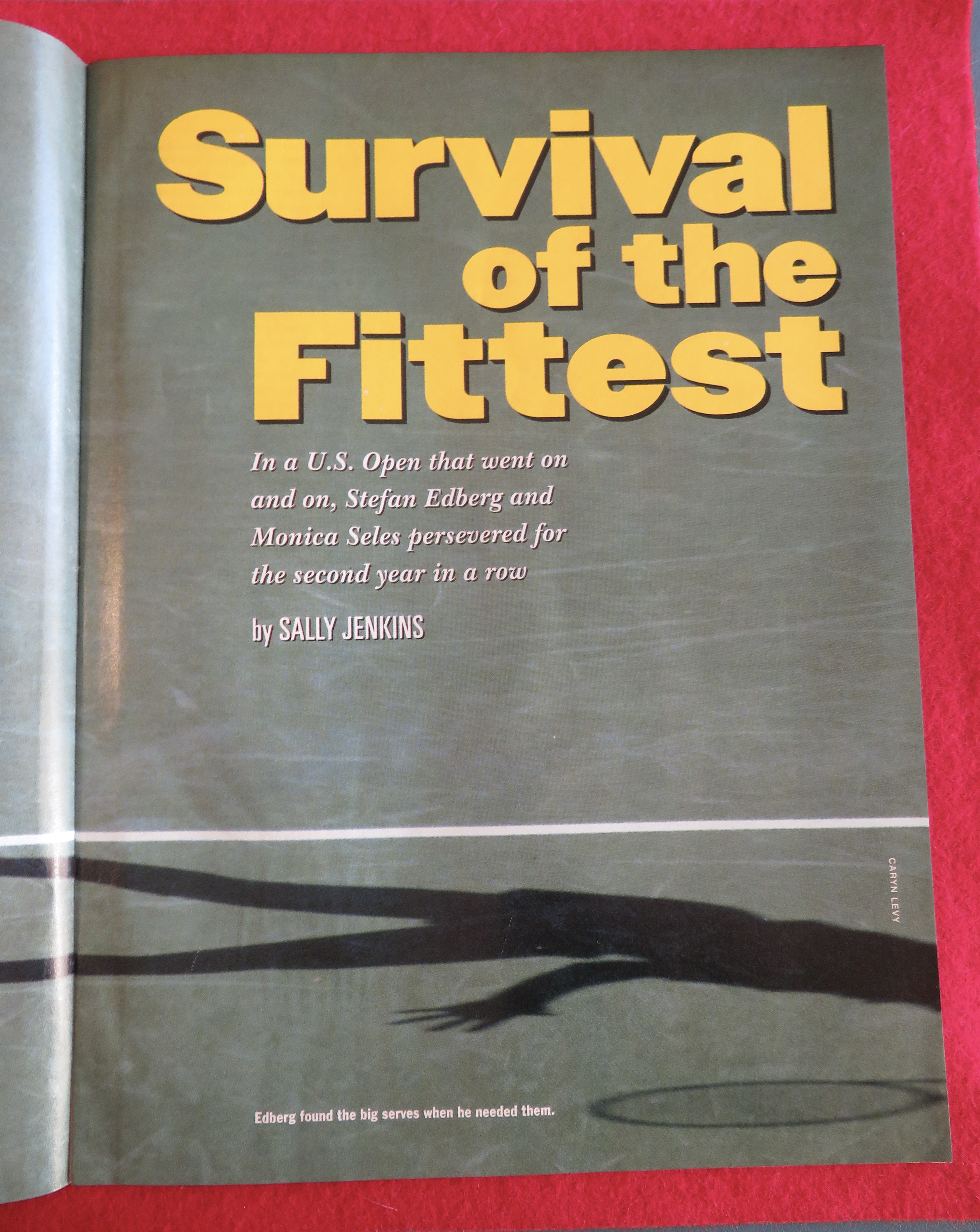 Sport Illustrated-September 21, 1992-Stefan Edberg