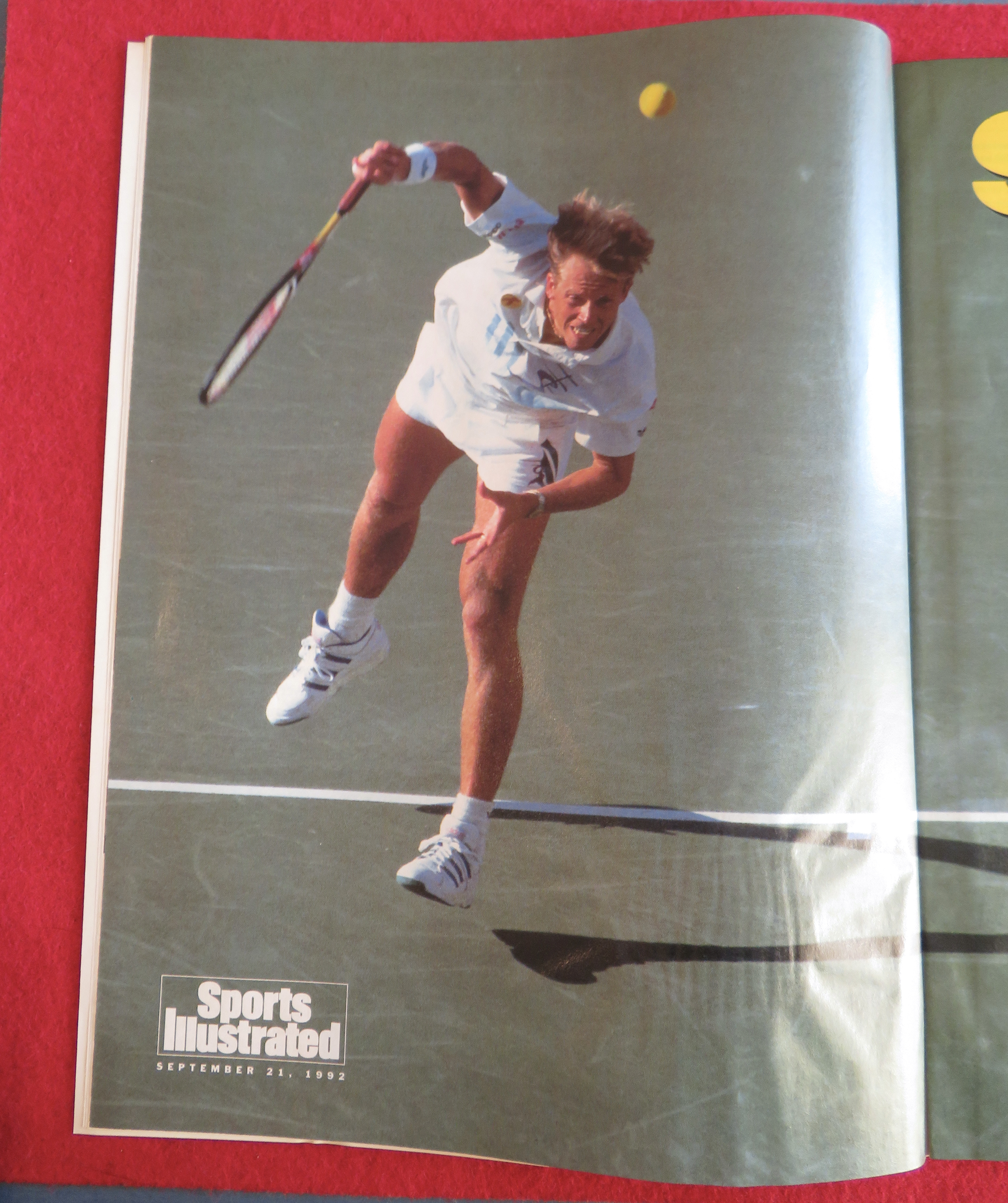 Sport Illustrated-September 21, 1992-Stefan Edberg