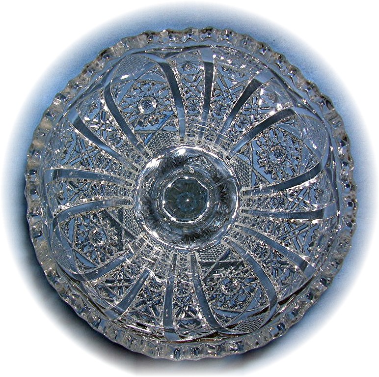 Beautiful & Ornate Pressed Glass Candy Dish