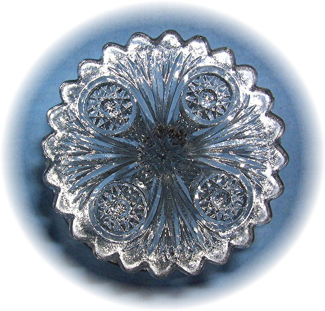 Beautiful & Ornate Pressed Glass Candy Dish