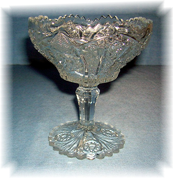 Beautiful & Ornate Pressed Glass Candy Dish