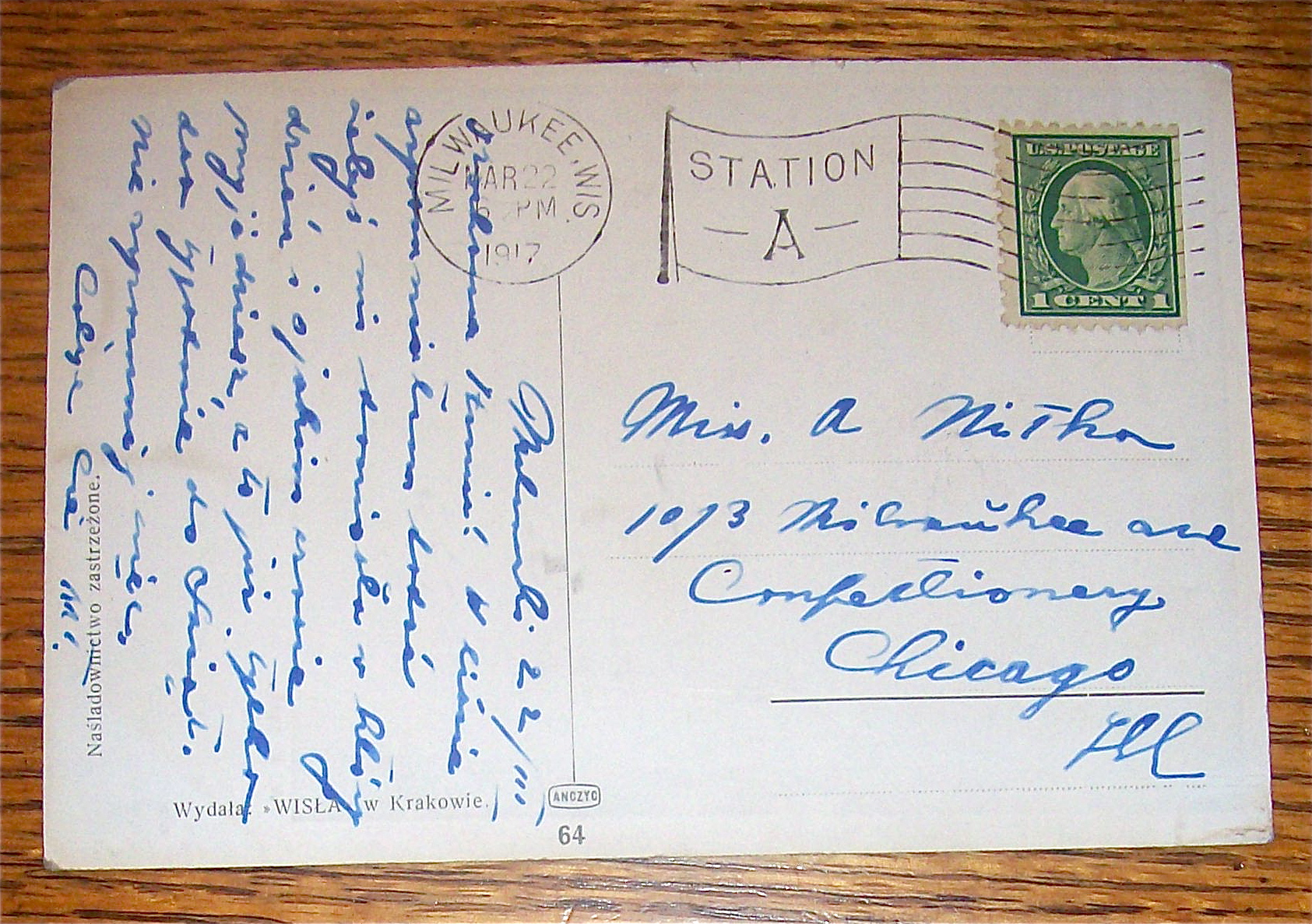 Nasladownietwo Zastrzezone by W. Kossak Postcard