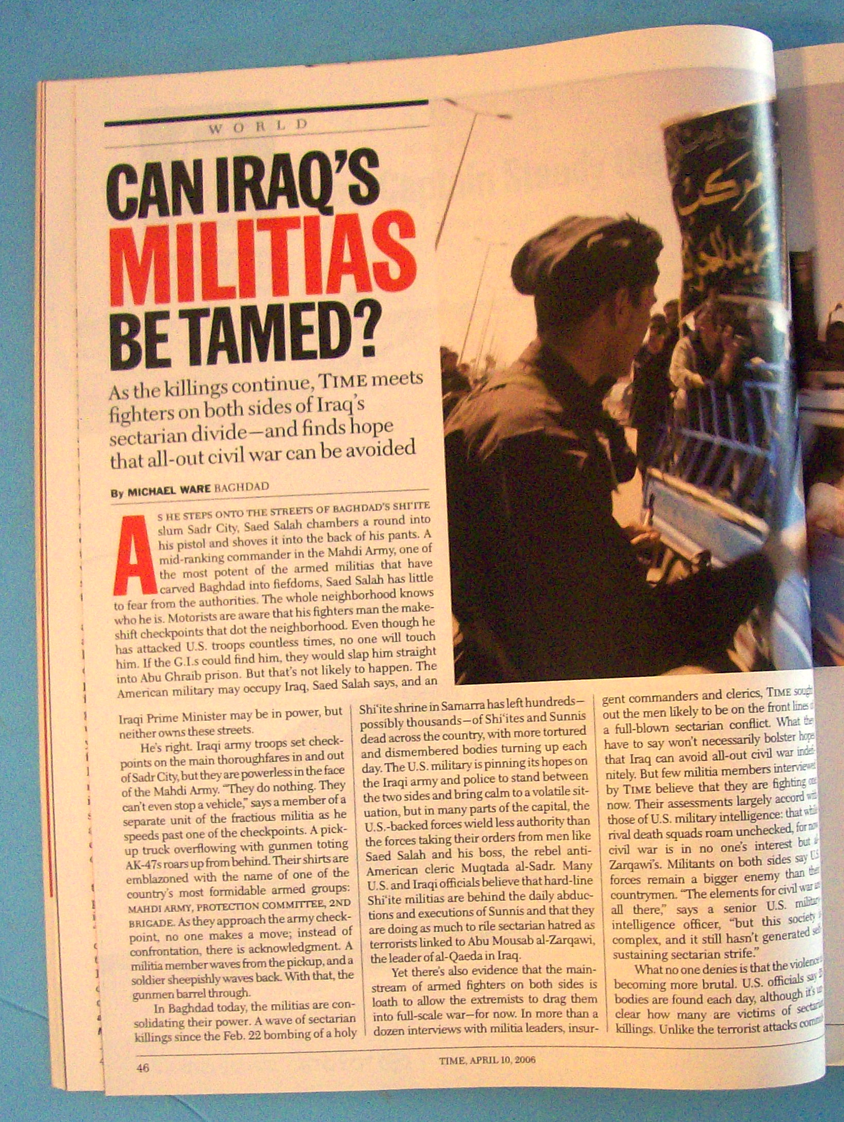 Time Magazine April 10, 2006 Who Gets To Be An American