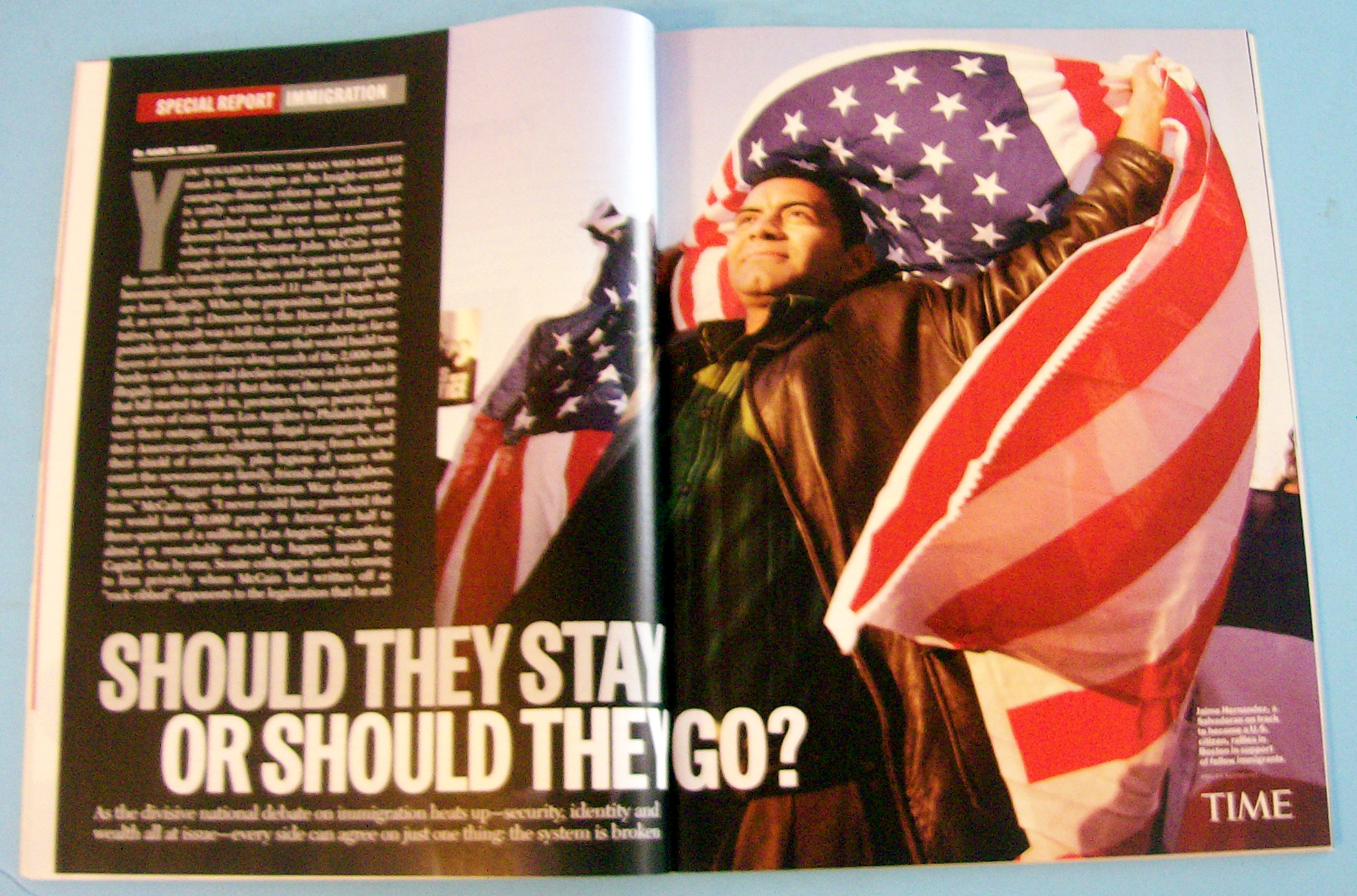 Time Magazine April 10, 2006 Who Gets To Be An American