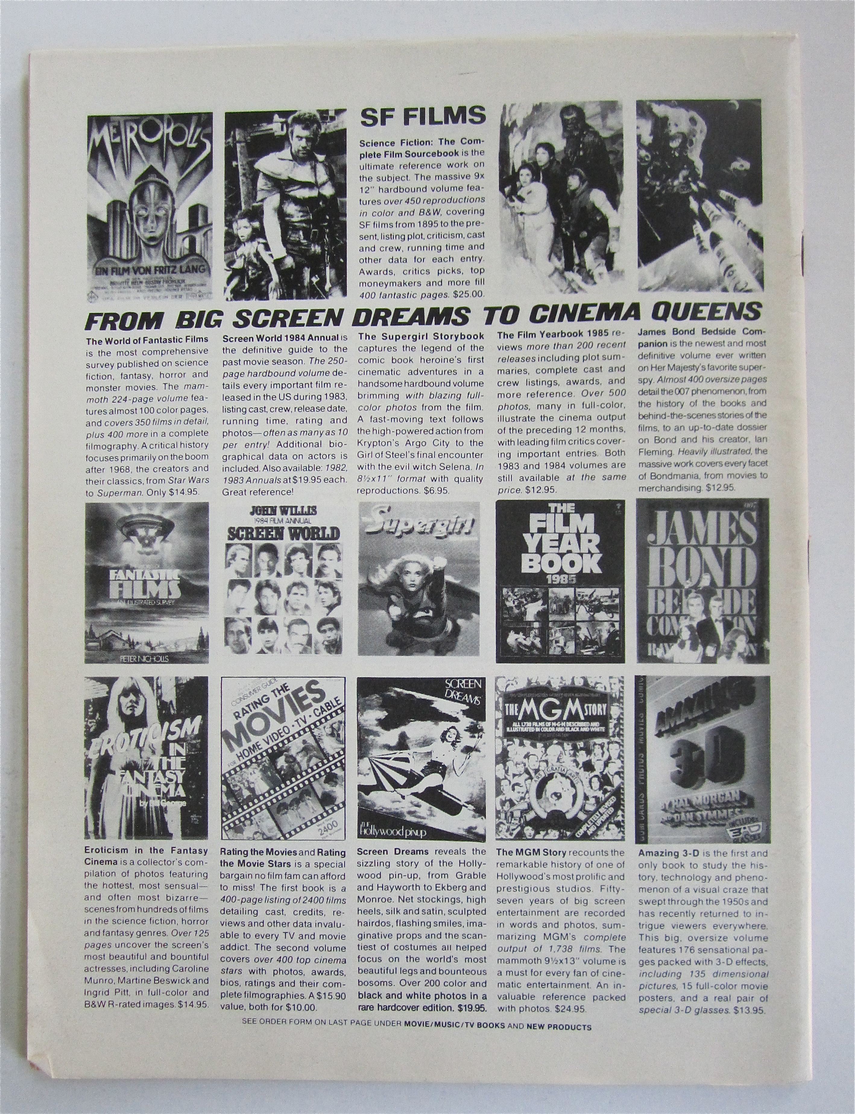 Prevue Magazine April/May 1985 New Sex Sirens