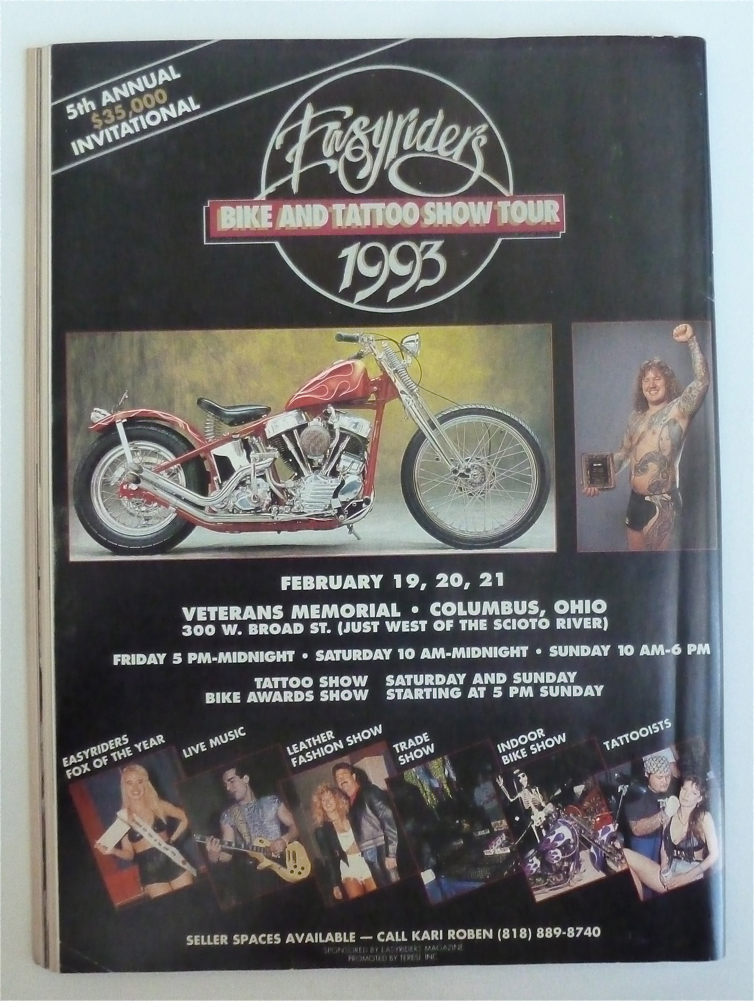 Easyriders Magazine March 1993 Von Dutch Is Gone