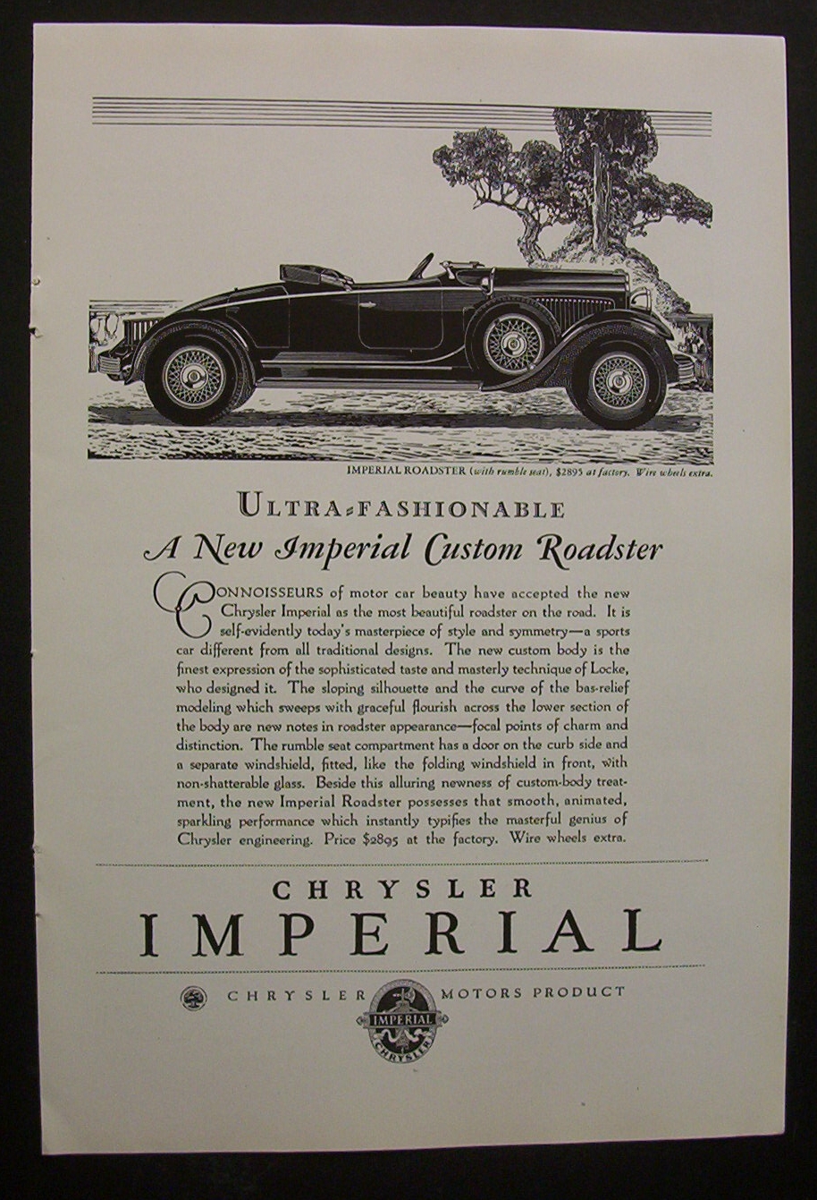 1929  Chrysler  Imperial