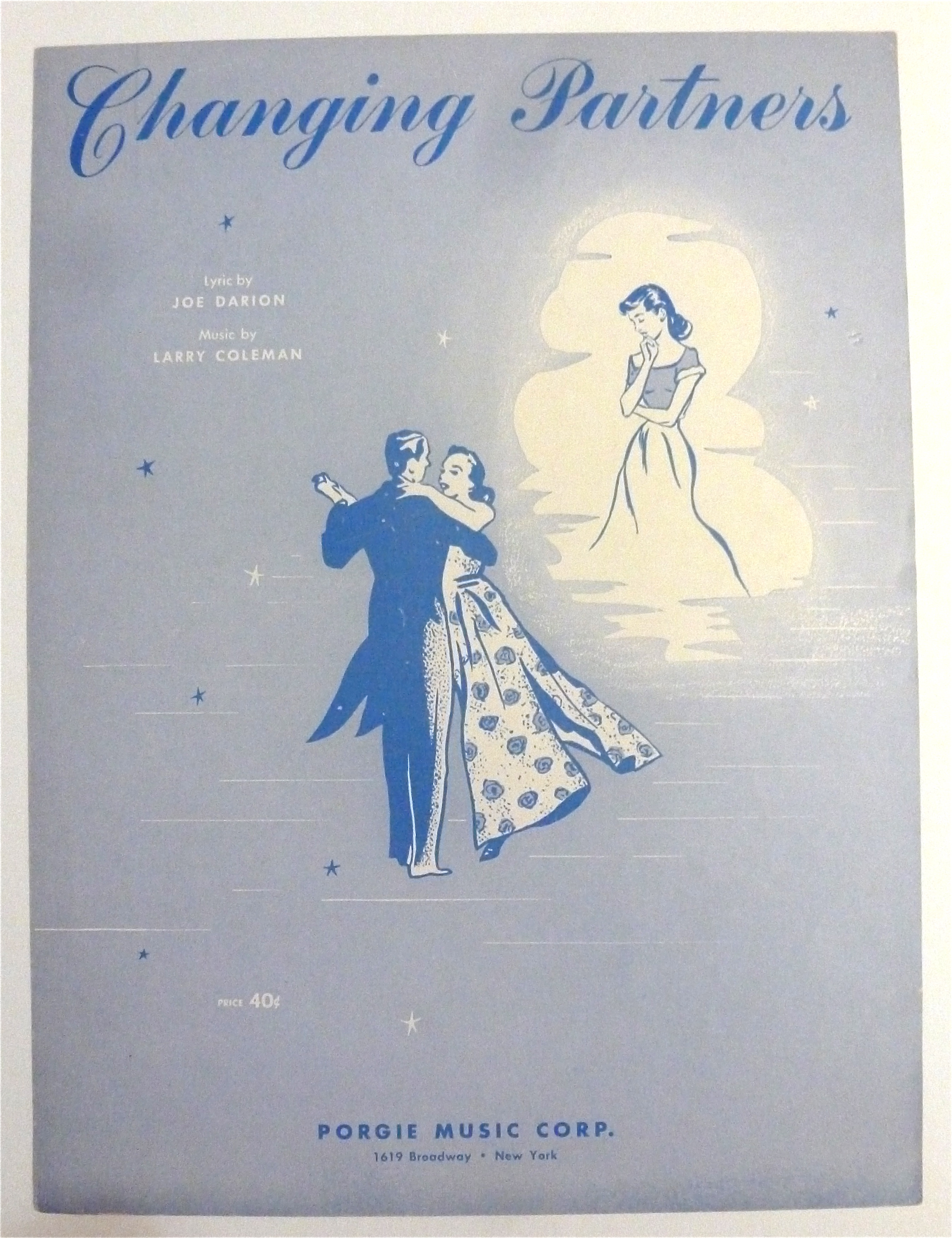Sheet Music For 1953 Changing Partners
