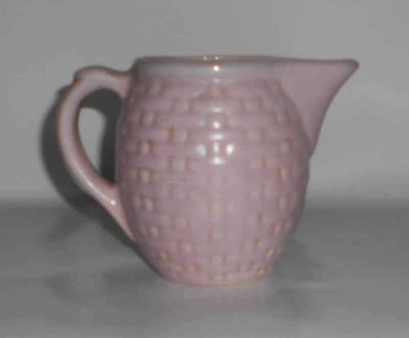 VINTAGE Weller Pottery Pink / Lavender Pierre Creamer