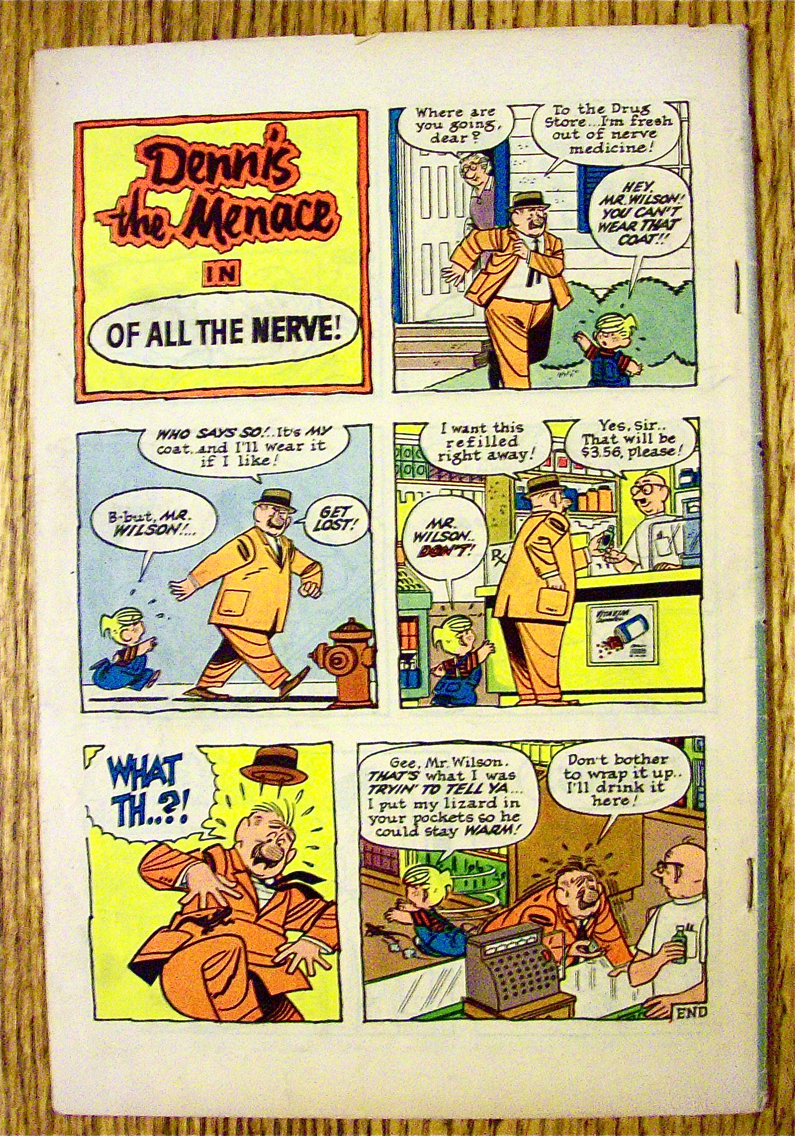 Dennis The Menace Comic #68 September 1963 Body English
