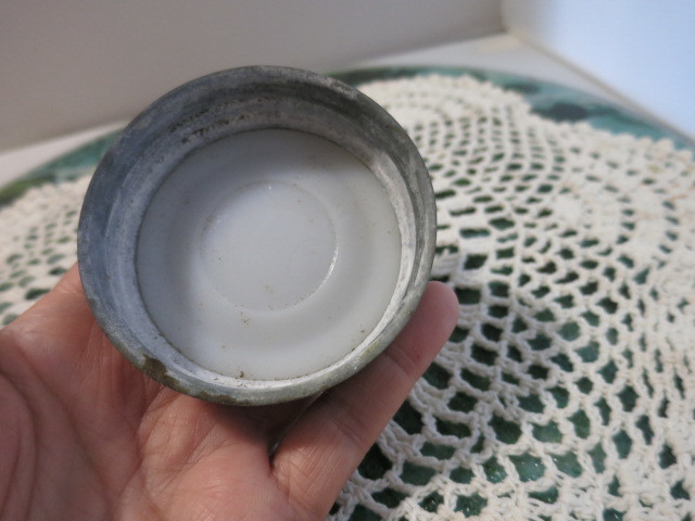 Ball White Glass lined Screw Canning Jar lid