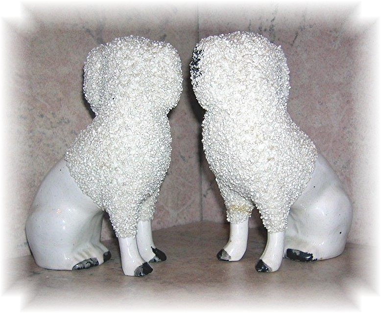 Pair Old Staffordshire Dogs
