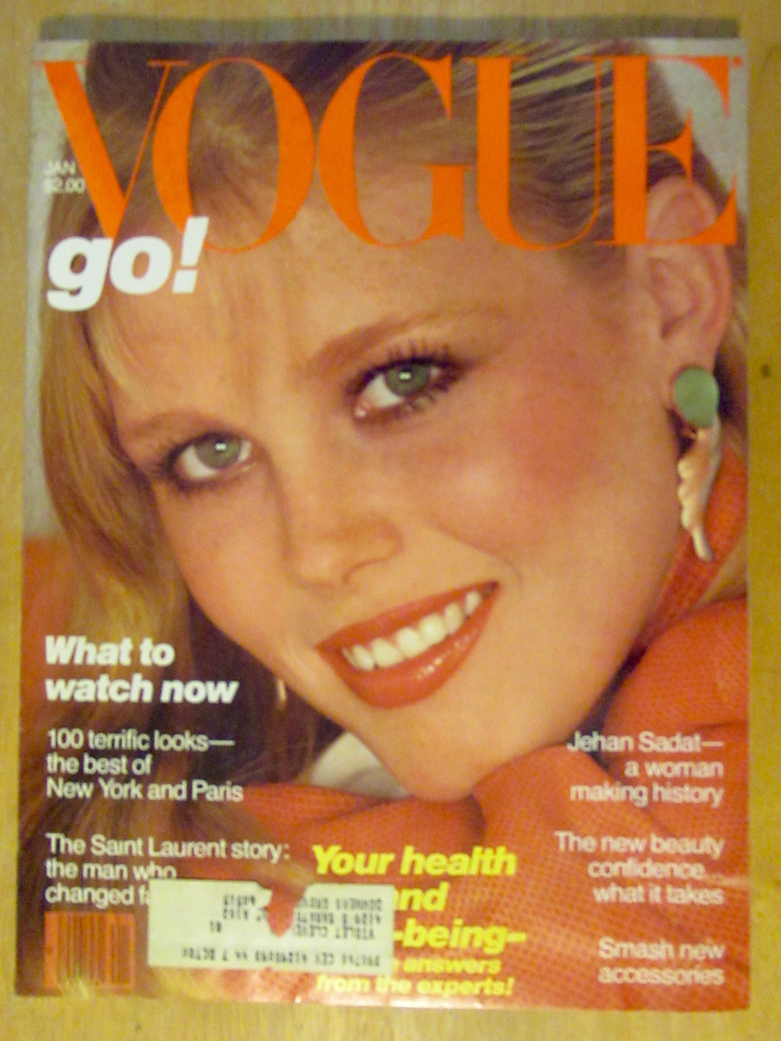 Vogue Magazine January 1980 Nancy Donahue