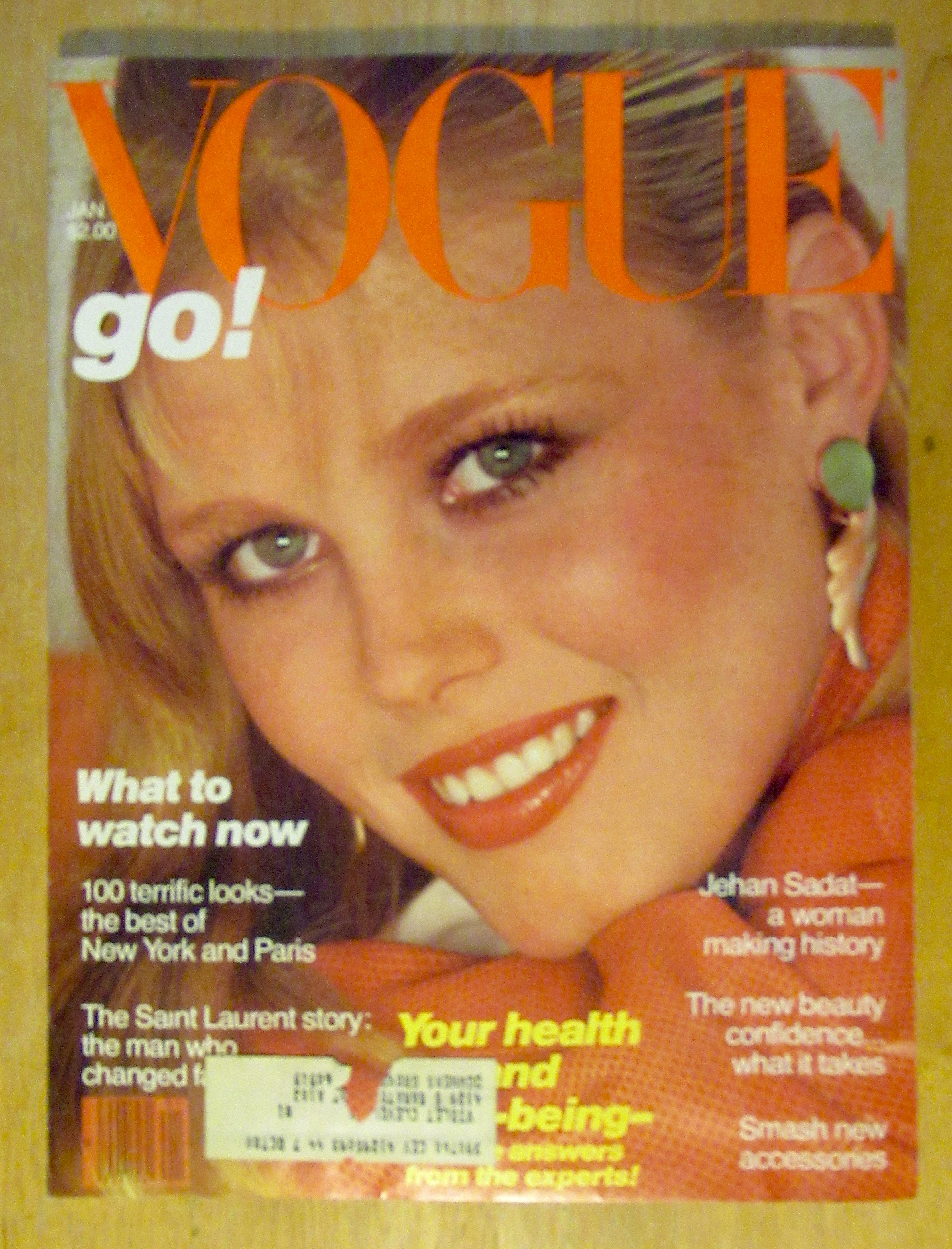 Vogue Magazine January 1980 Nancy Donahue