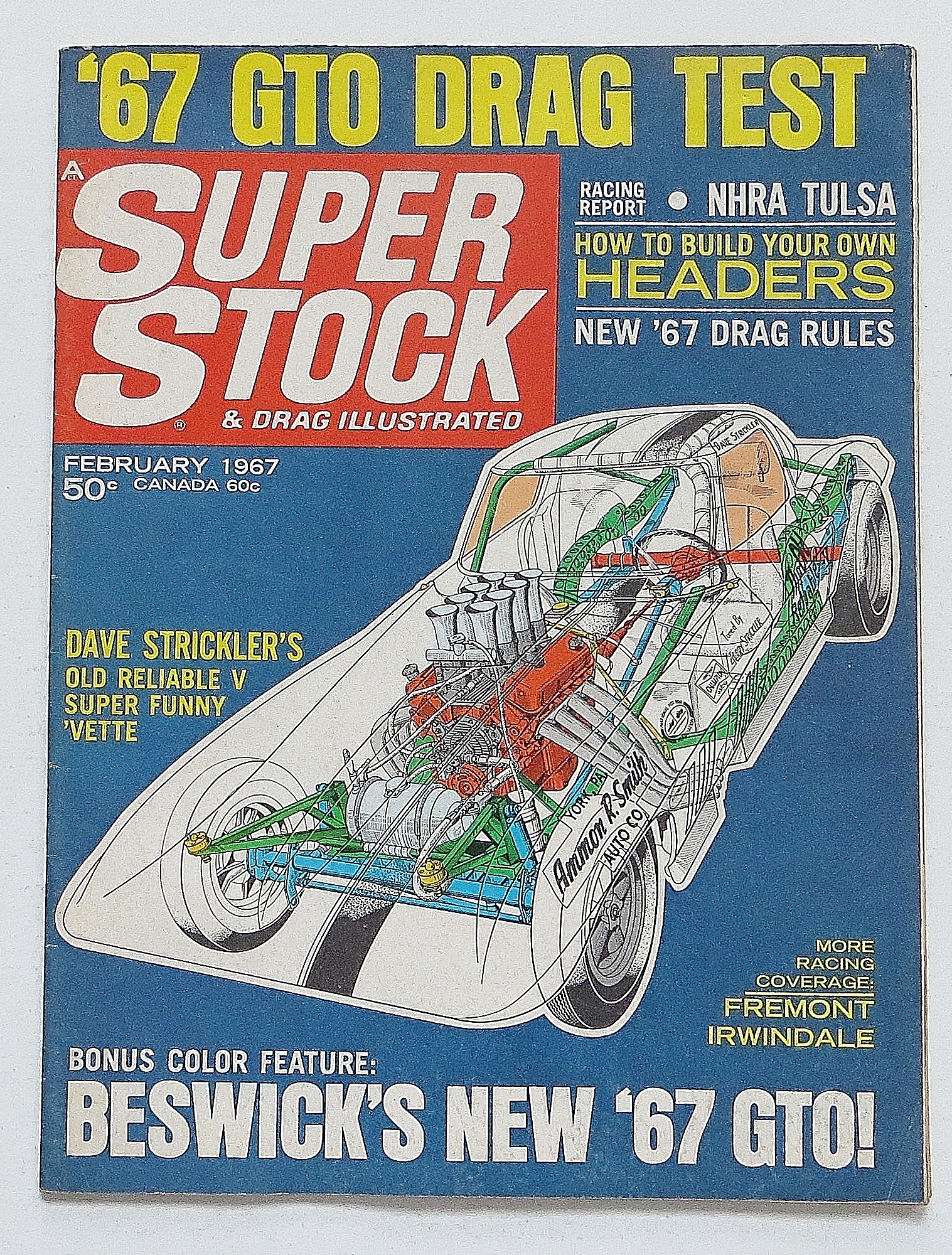 Super Stock & Drag February 1967 Beswick's New 1967 GTO