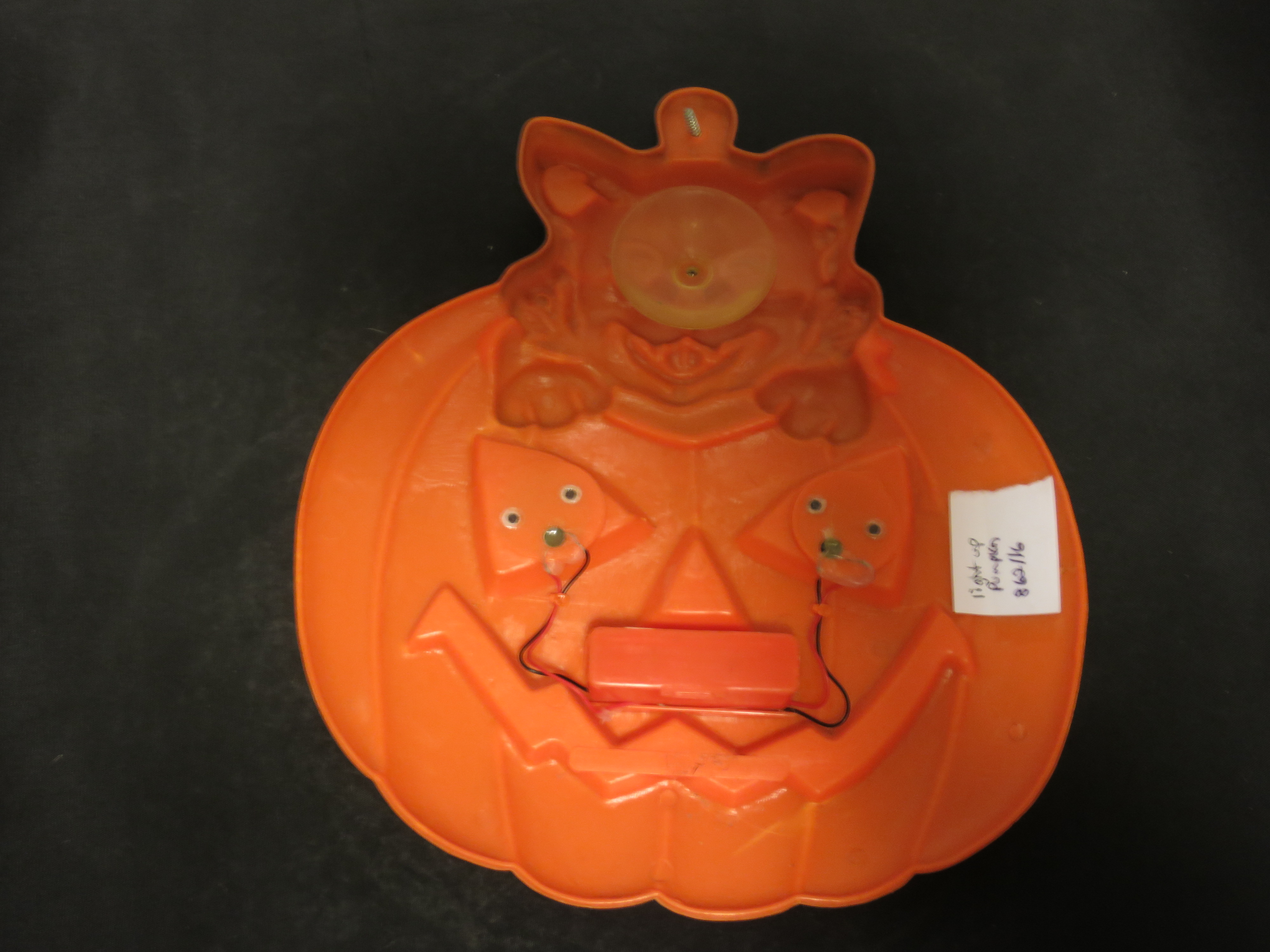 Black Cat Pumpkin Battery Operated Light Up Blinking