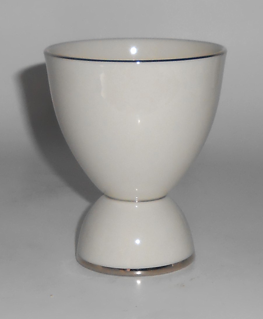 Fine Arts China Platinum Tranquility Double Egg Cup