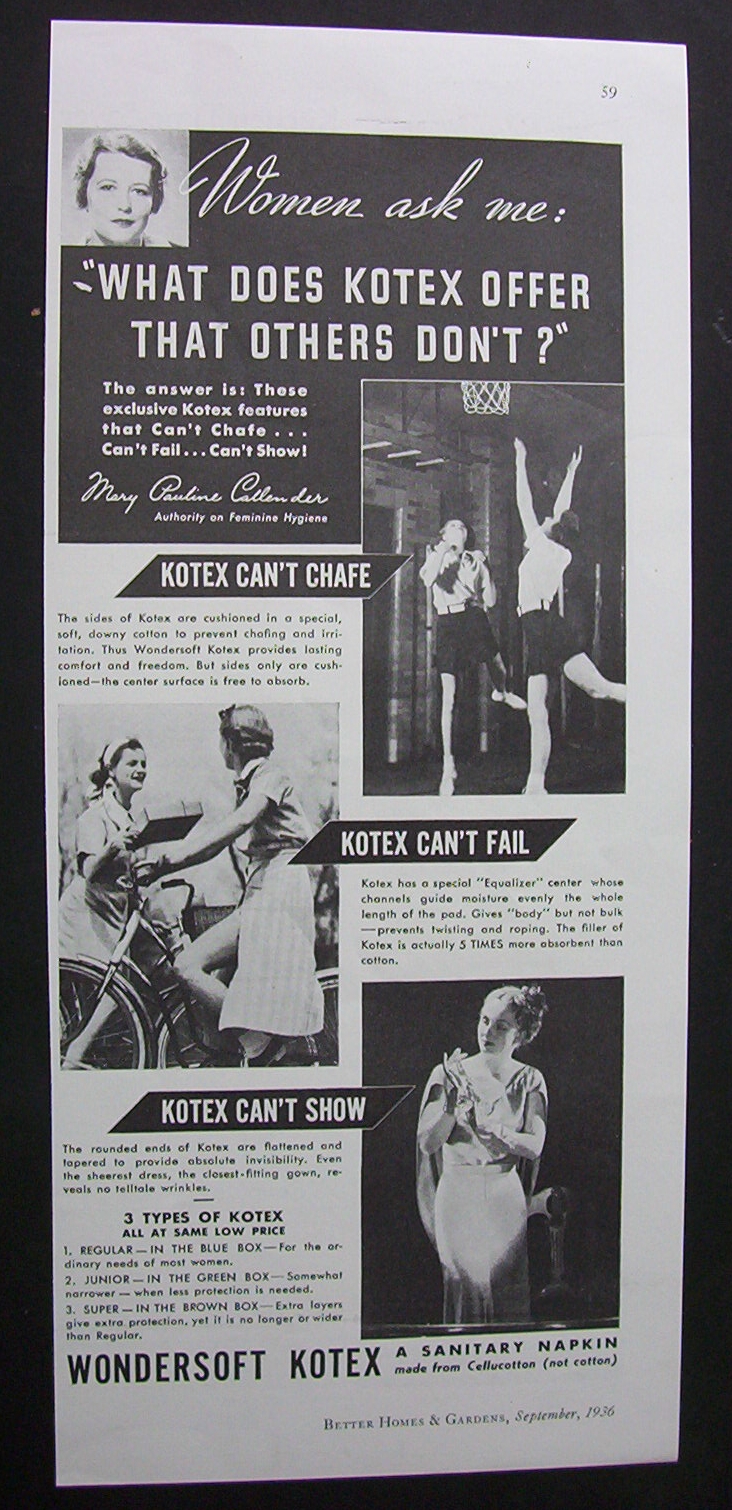 1936  Wondersoft  Kotex