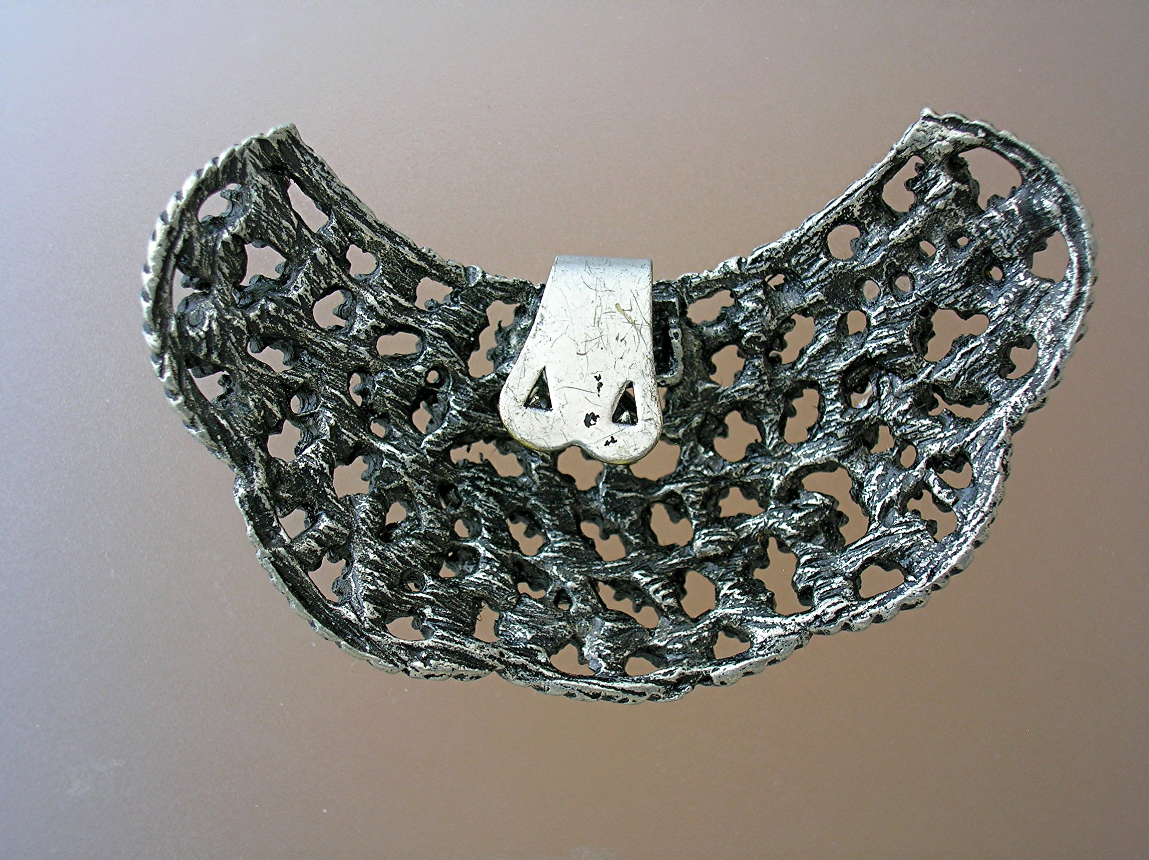 Crystal Grey Rhinestone  Vintage Shoe Clips.
