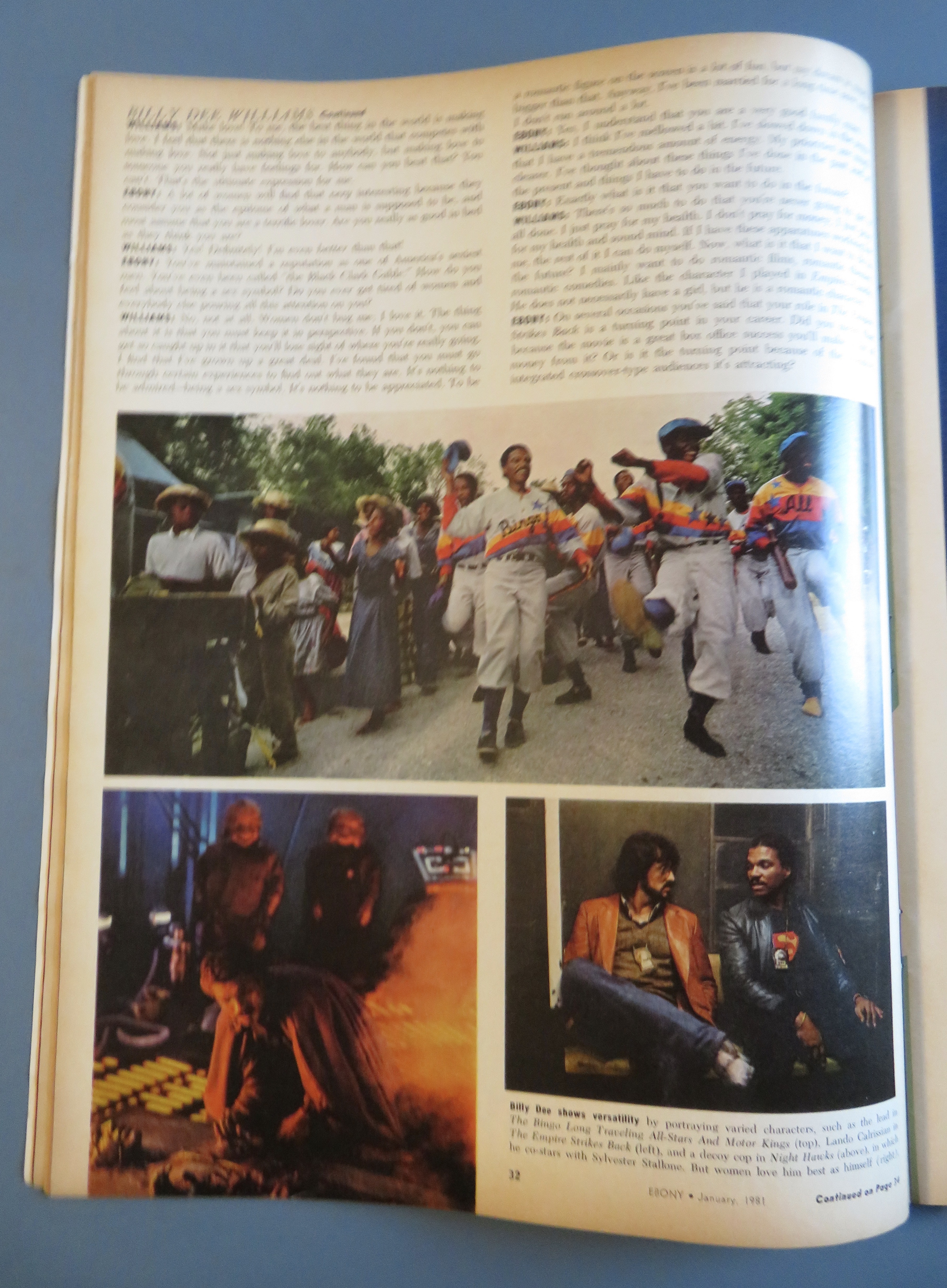 Ebony Magazine January 1981 Billy Dee Williams