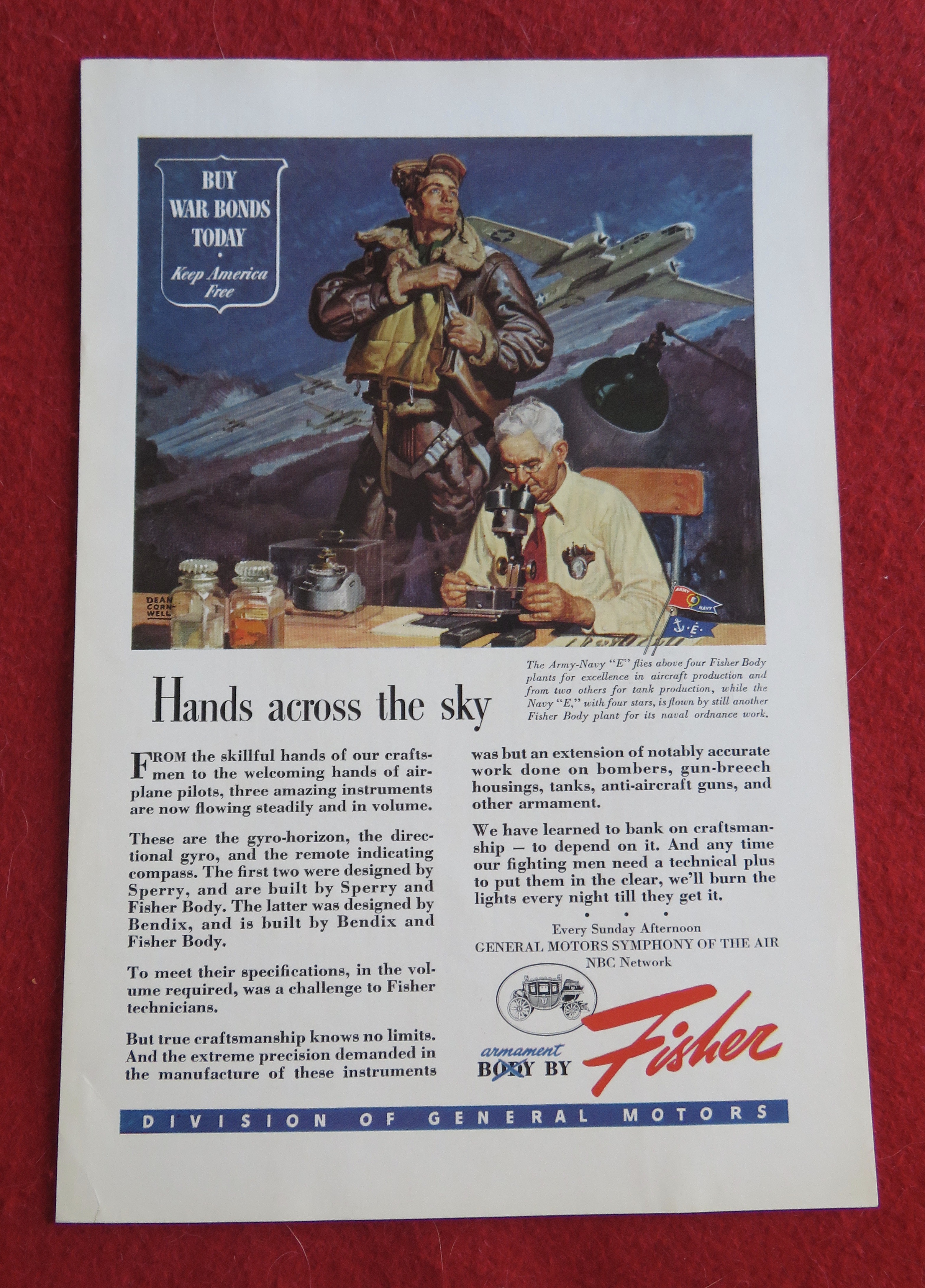 1944 Body By Fisher with Hands Across The Sky