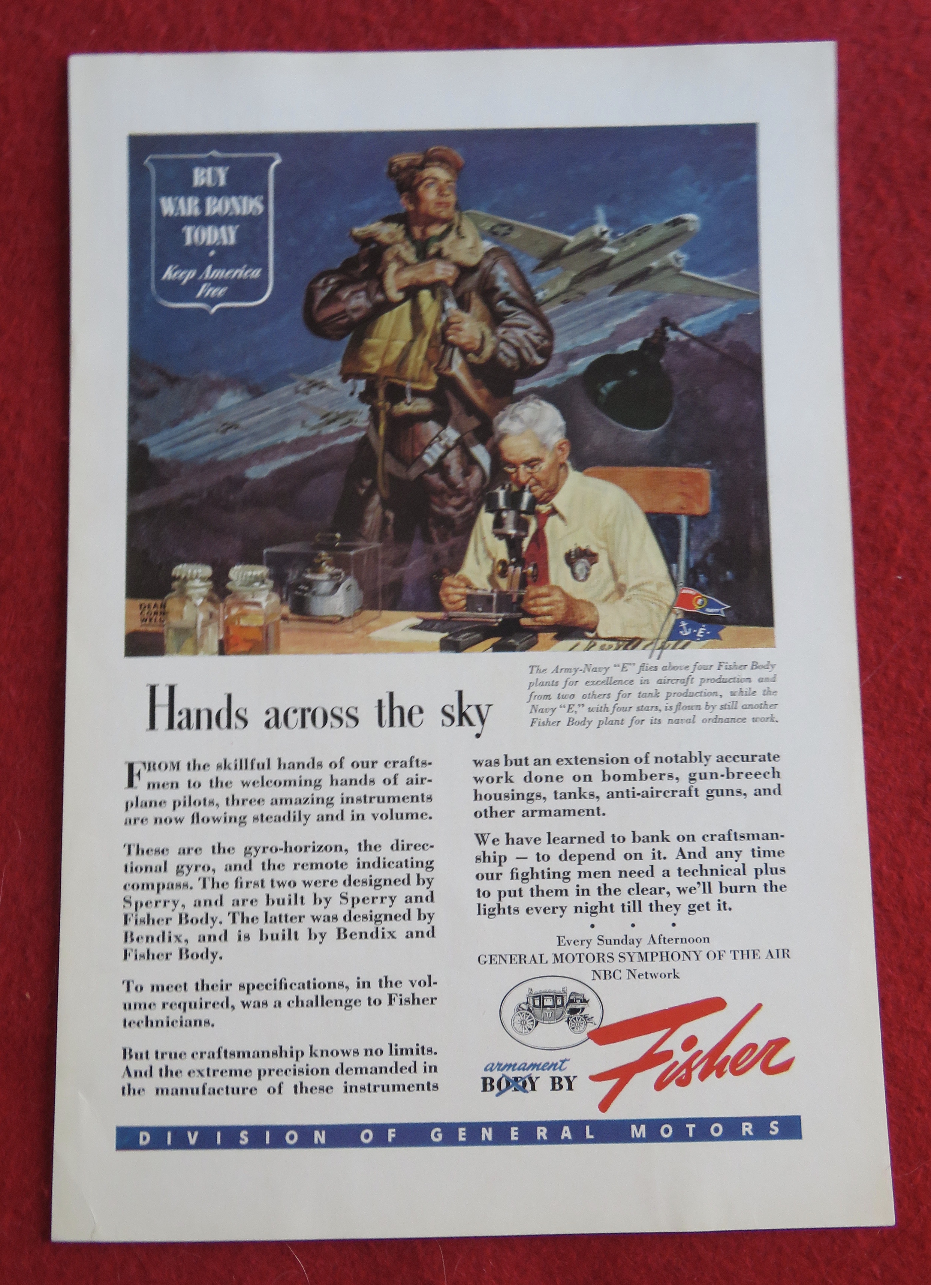 1944 Body By Fisher with Hands Across The Sky