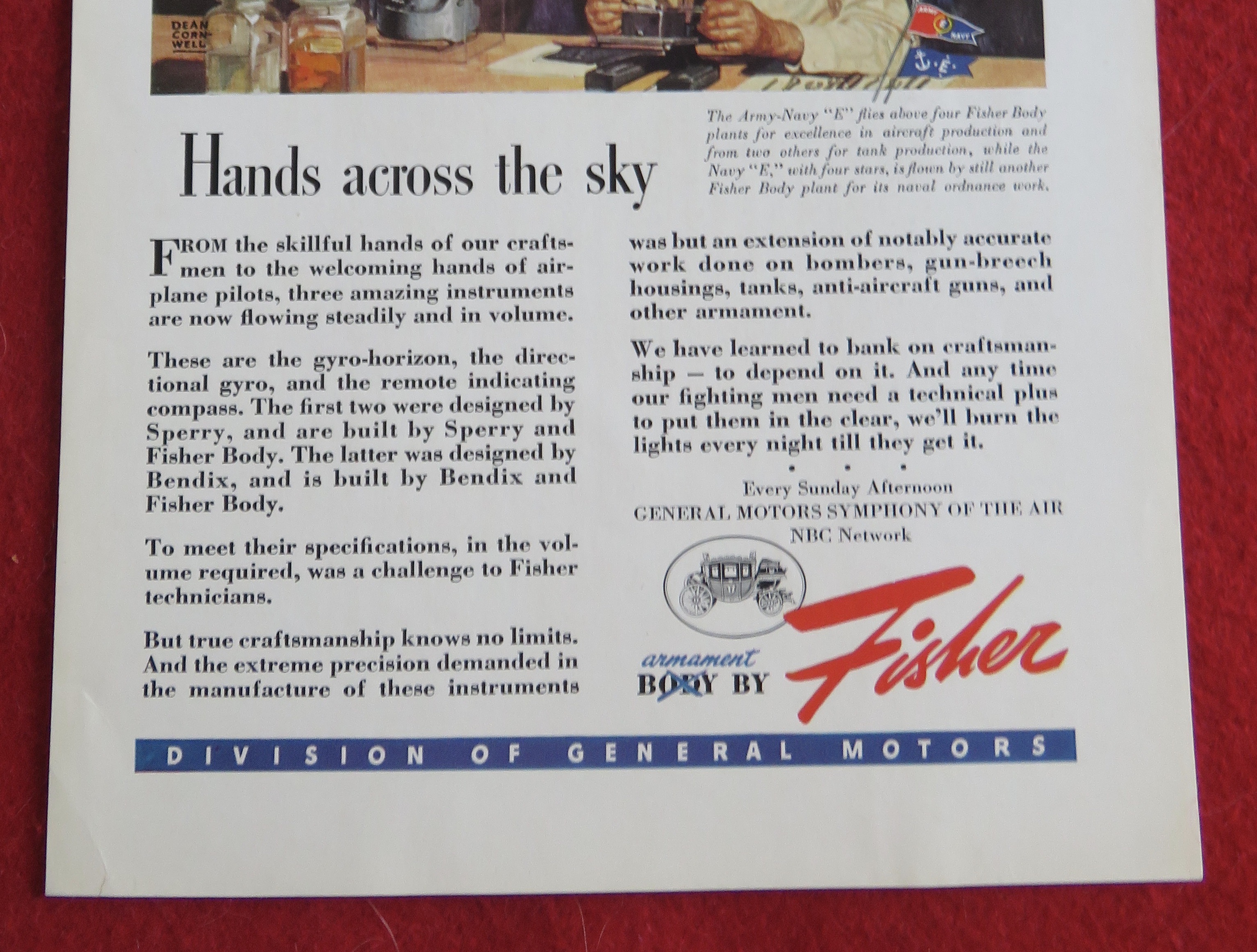1944 Body By Fisher with Hands Across The Sky