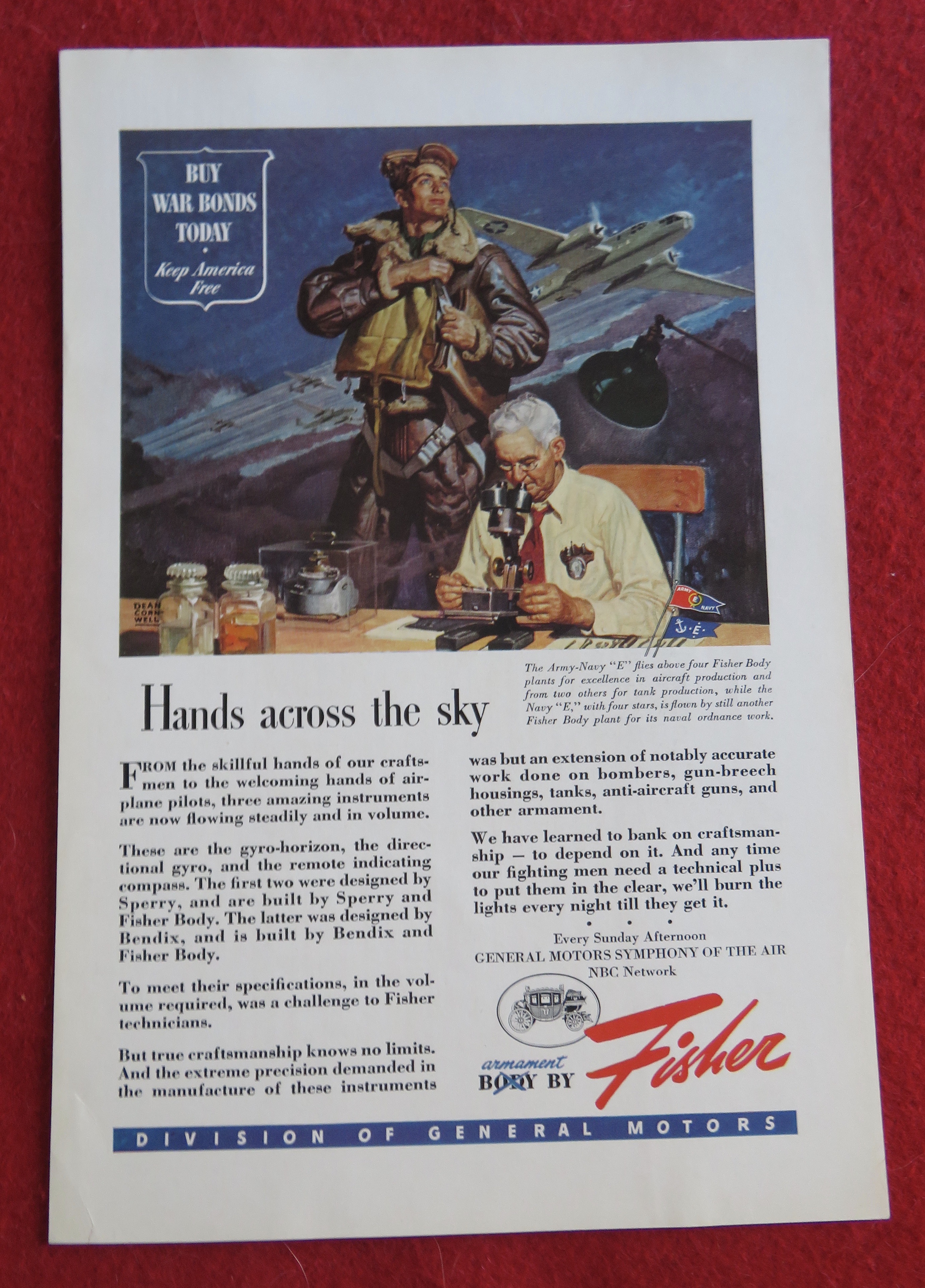 1944 Body By Fisher with Hands Across The Sky