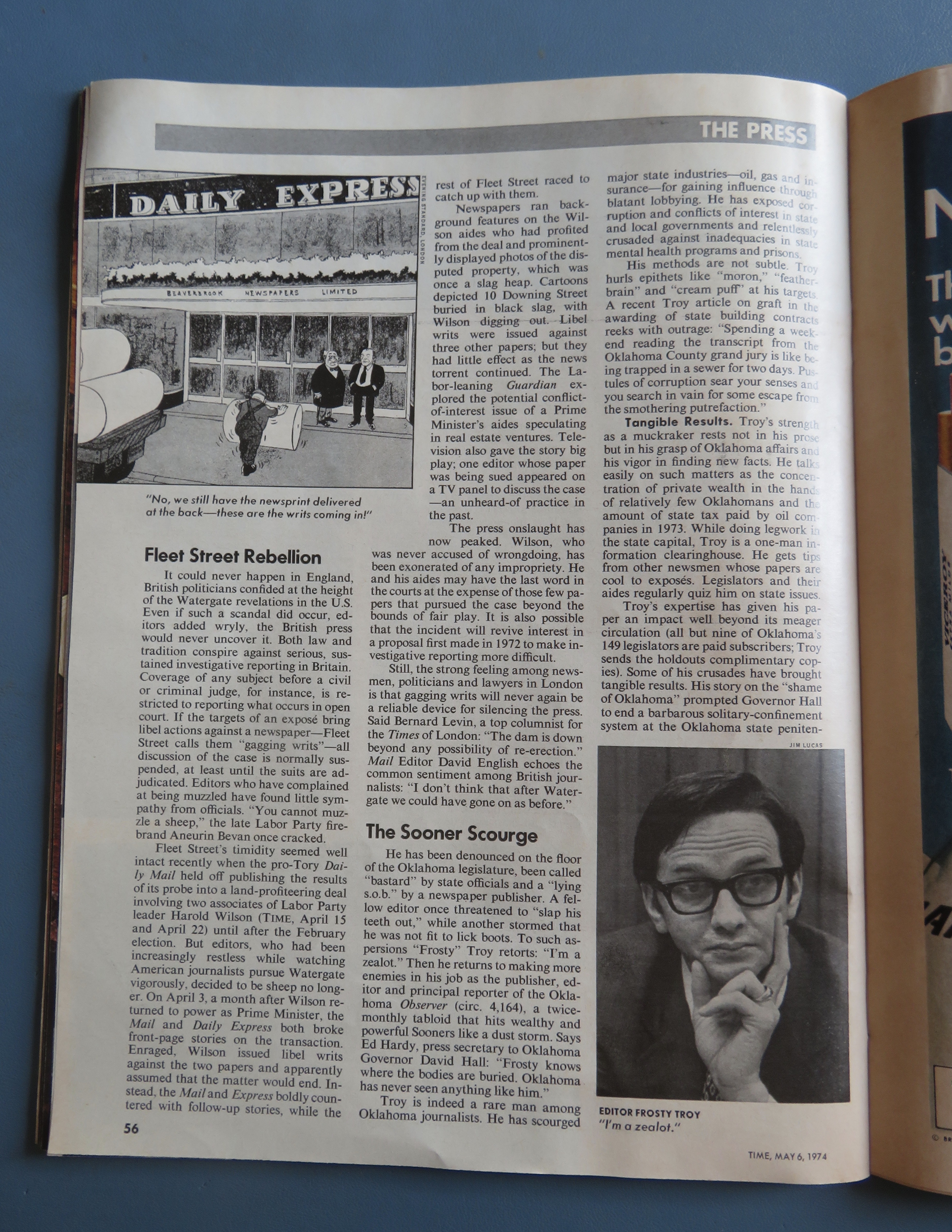 Time Magazine May 6, 1974 Country Music