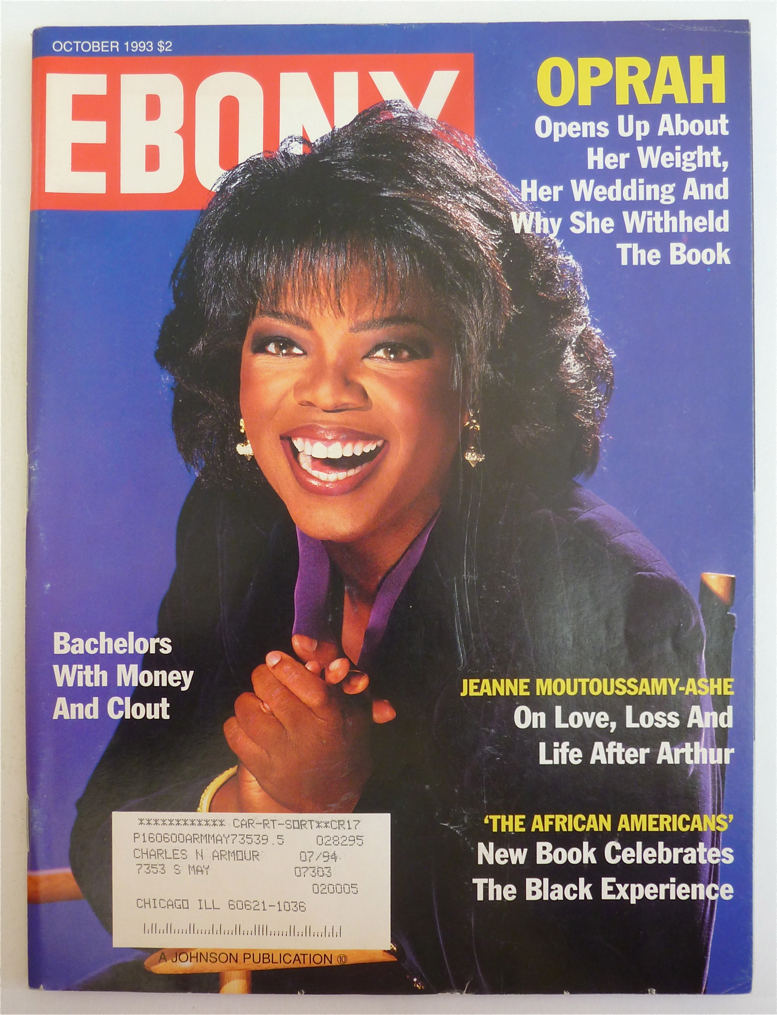 Ebony Magazine October 1993 Oprah Winfrey
