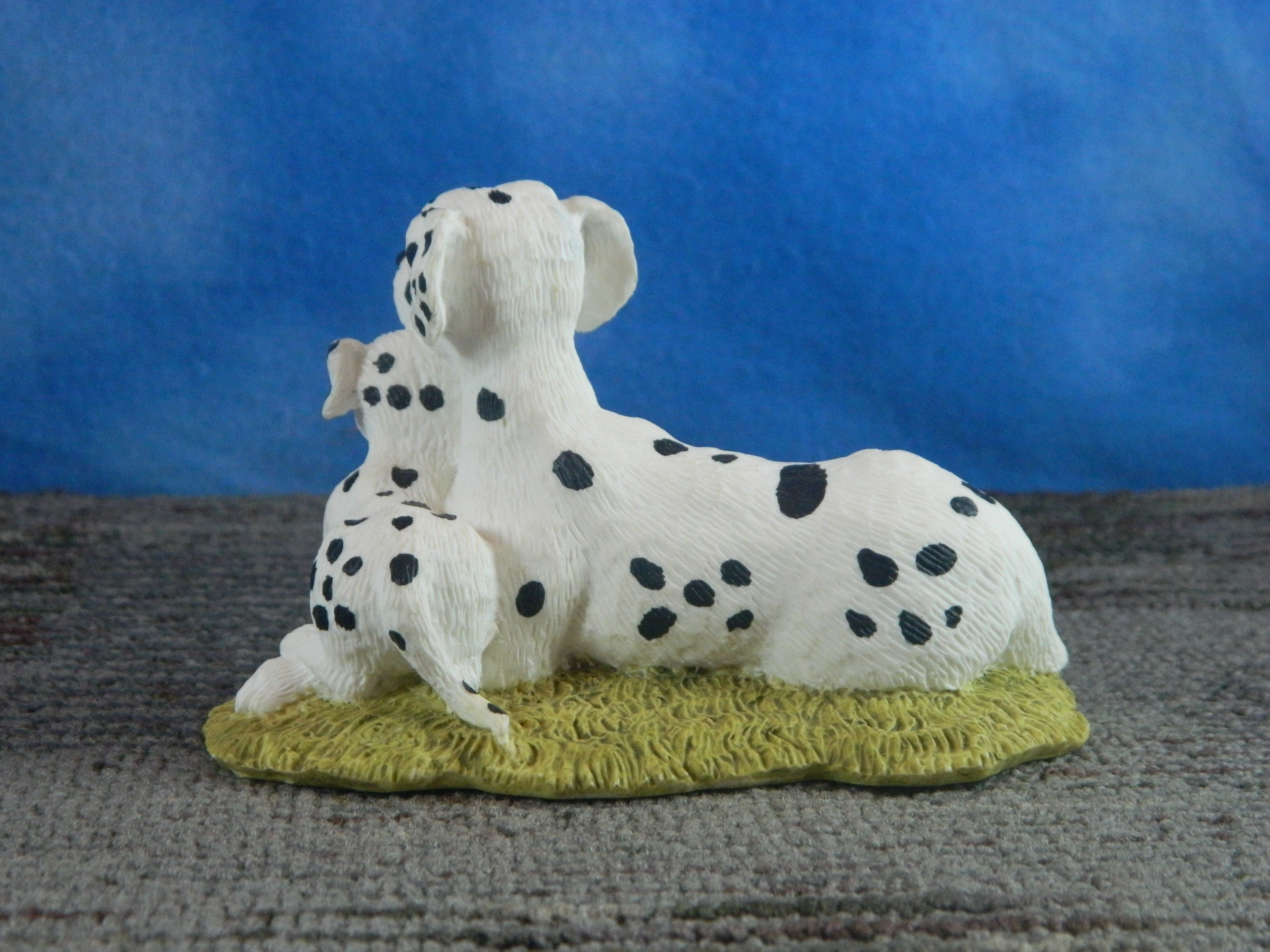 Resin Dalmatian Mom and Puppy