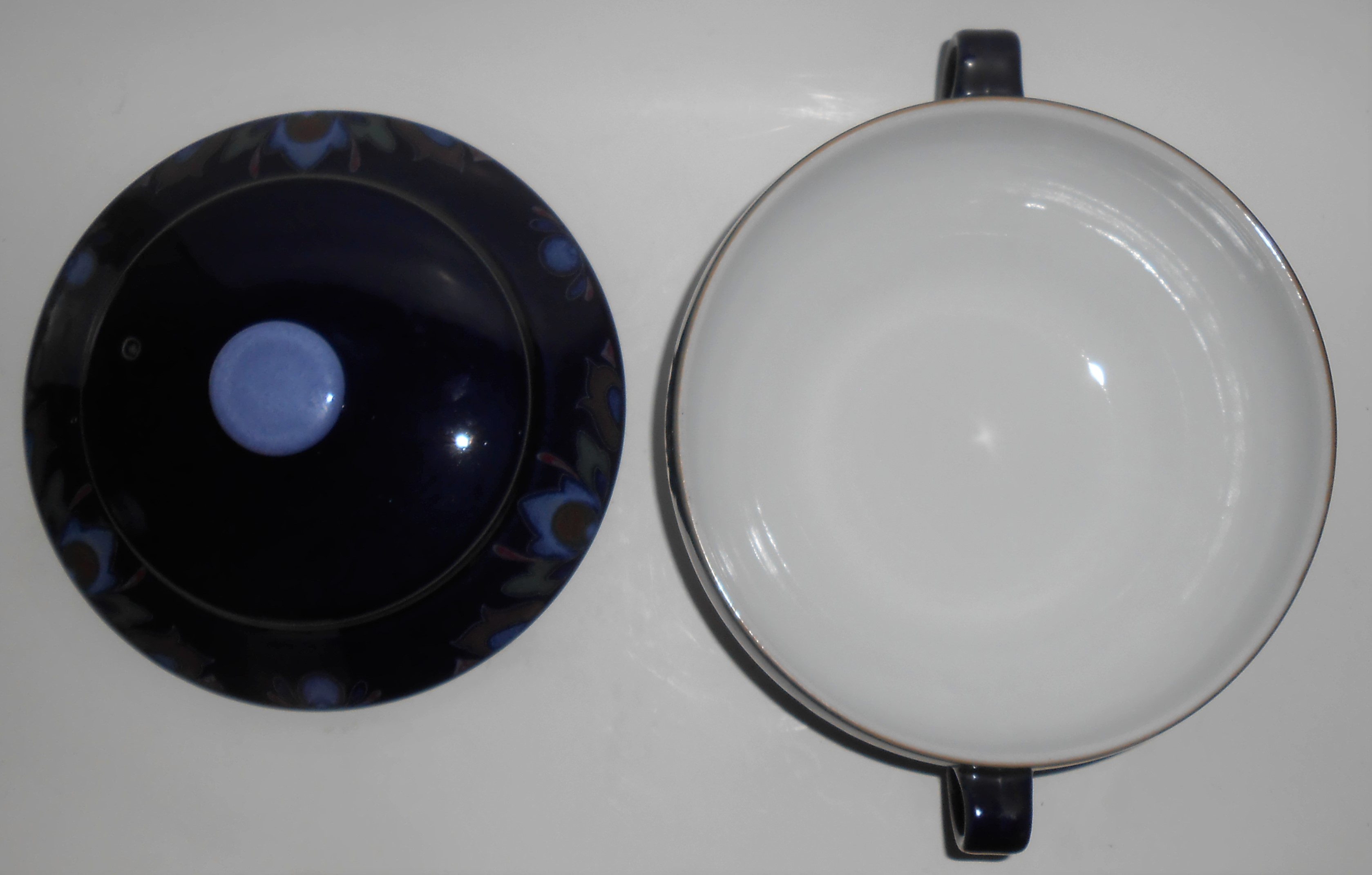 Denby Pottery Stoneware Baroque 2 Quart Casserole Lid